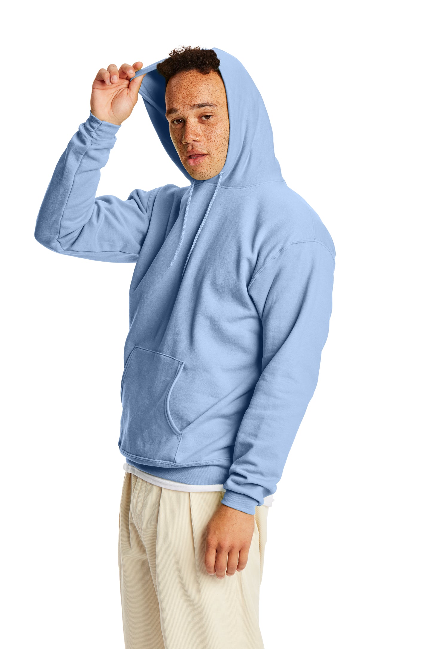 Ecosmart® 50/50 Pullover Hoodie - Light Blue