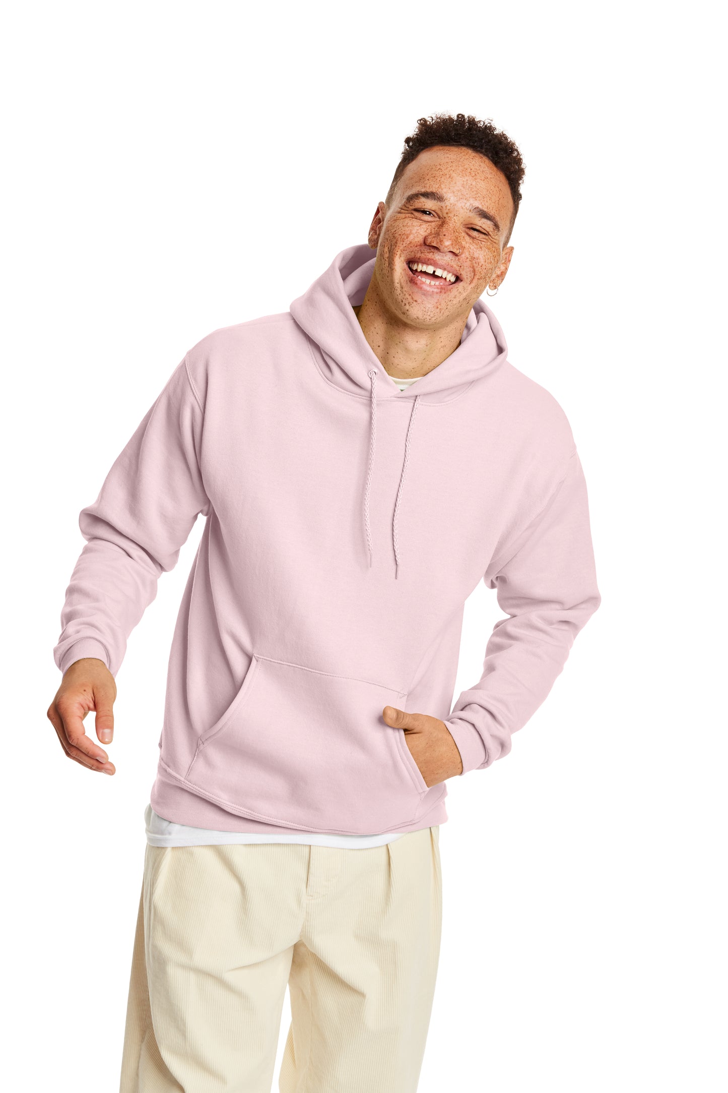 Ecosmart® 50/50 Pullover Hoodie - Pale Pink