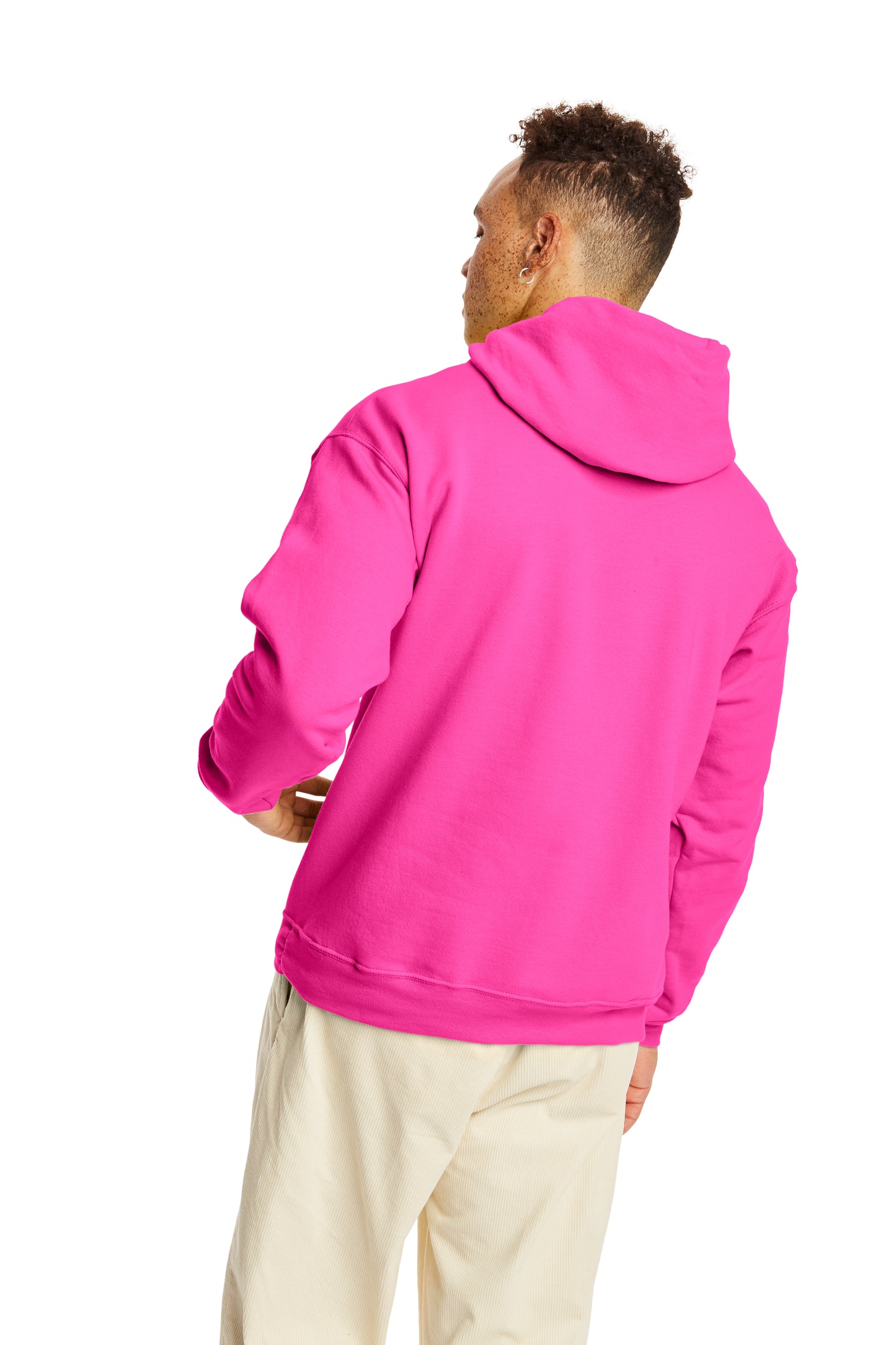 Ecosmart® 50/50 Pullover Hoodie - Safety Pink