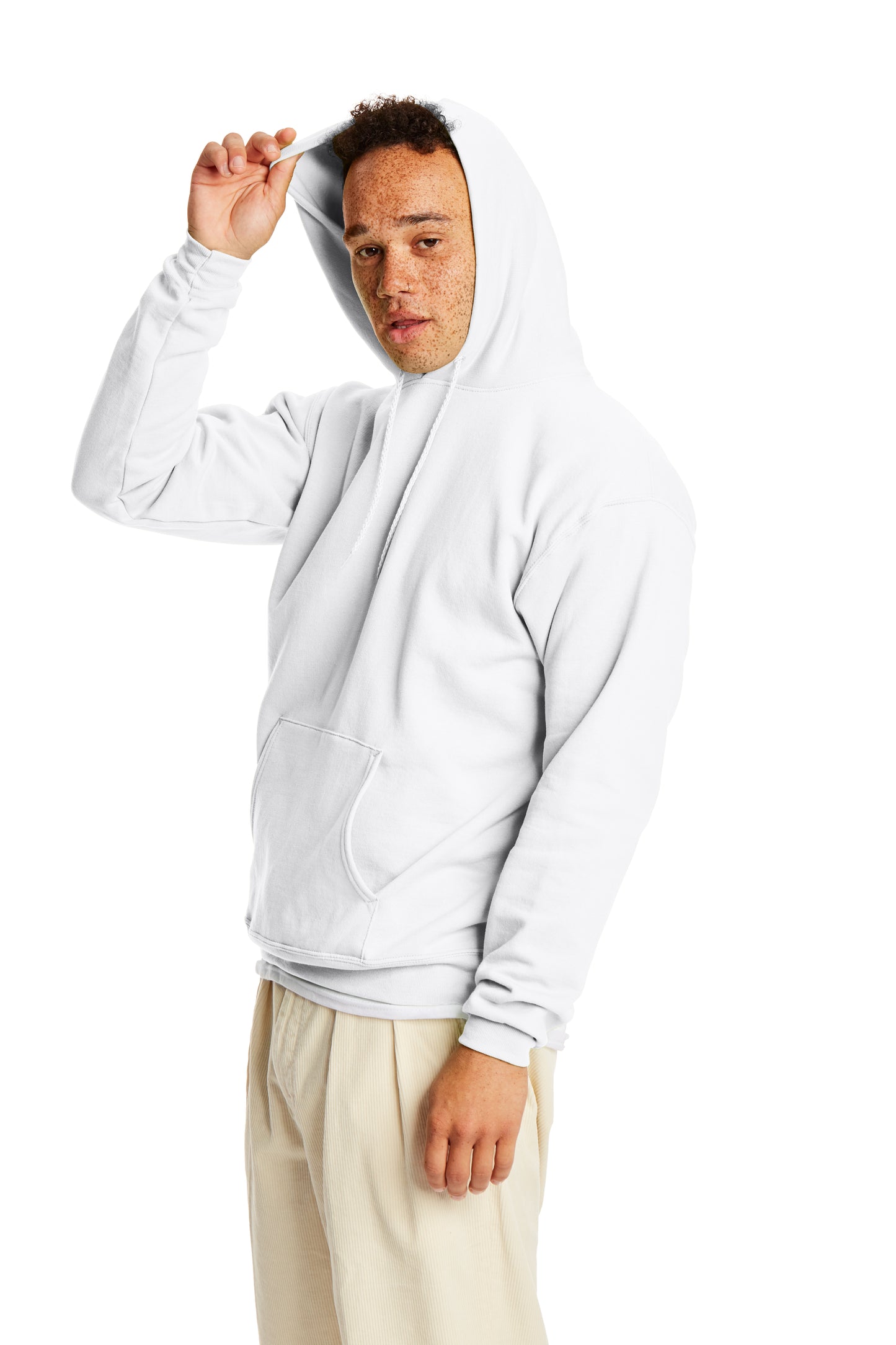Ecosmart® 50/50 Pullover Hoodie - White