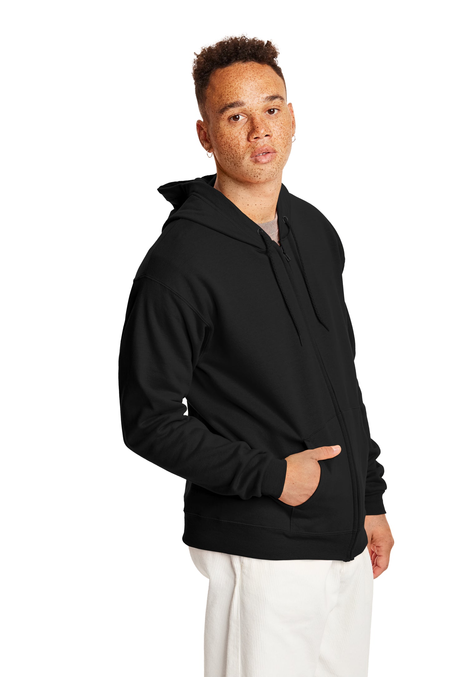 EcoSmart® 50/50 Full-Zip Hoodie - Black