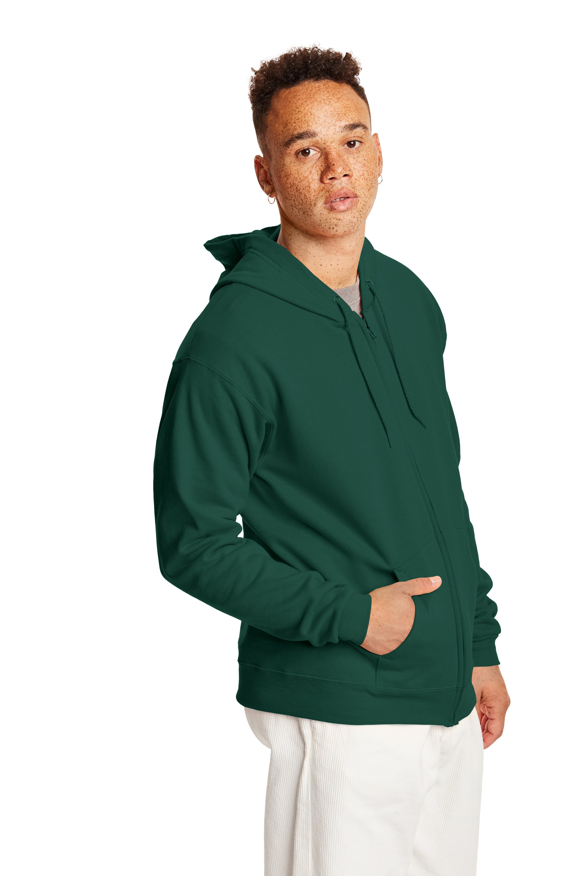 EcoSmart® 50/50 Full-Zip Hoodie - Deep Forest