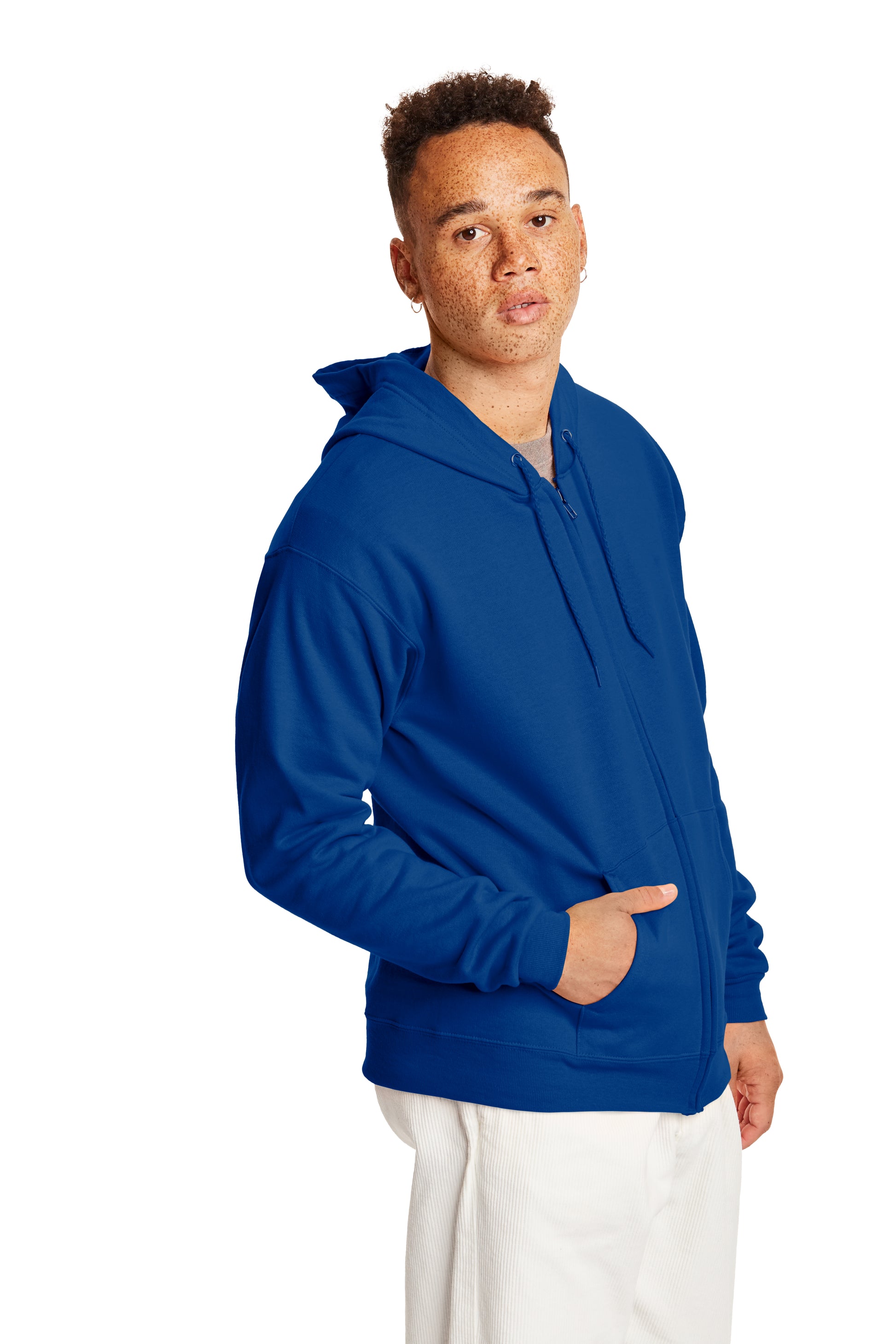 EcoSmart® 50/50 Full-Zip Hoodie - Deep Royal
