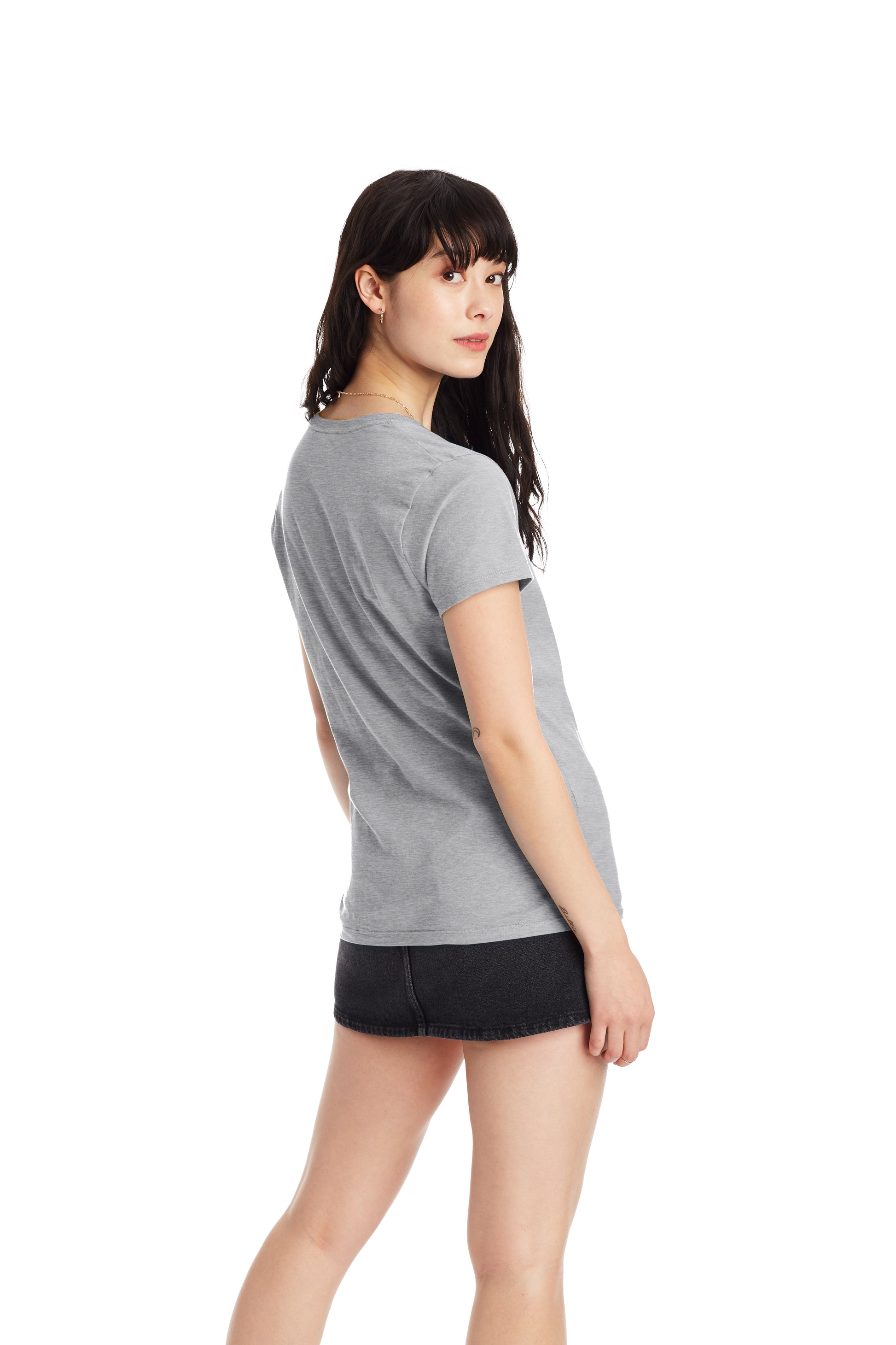 Women's Perfect-T Short Sleeve V-neck - Ash
