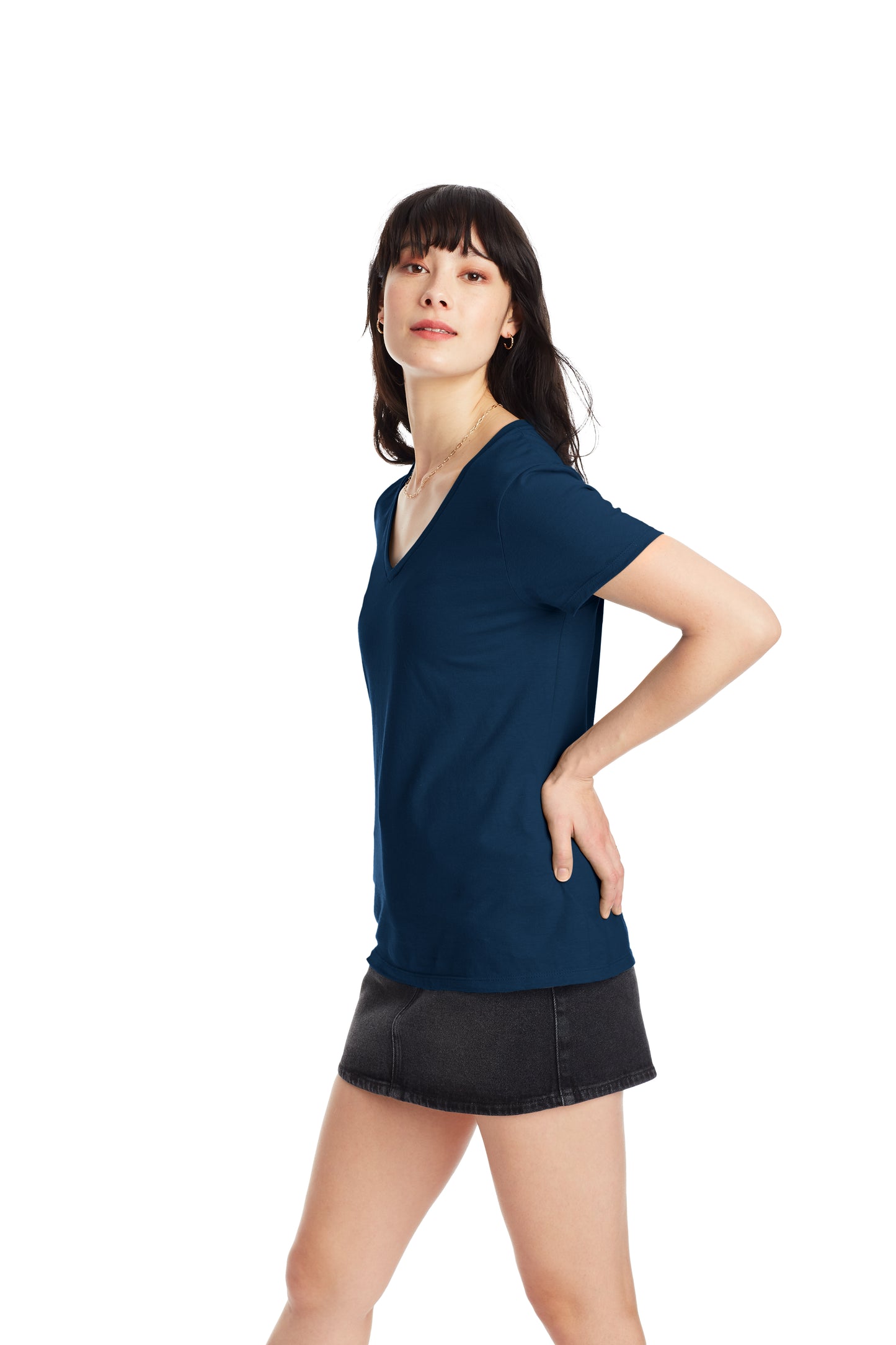 Women's Perfect-T Short Sleeve V-neck - Navy