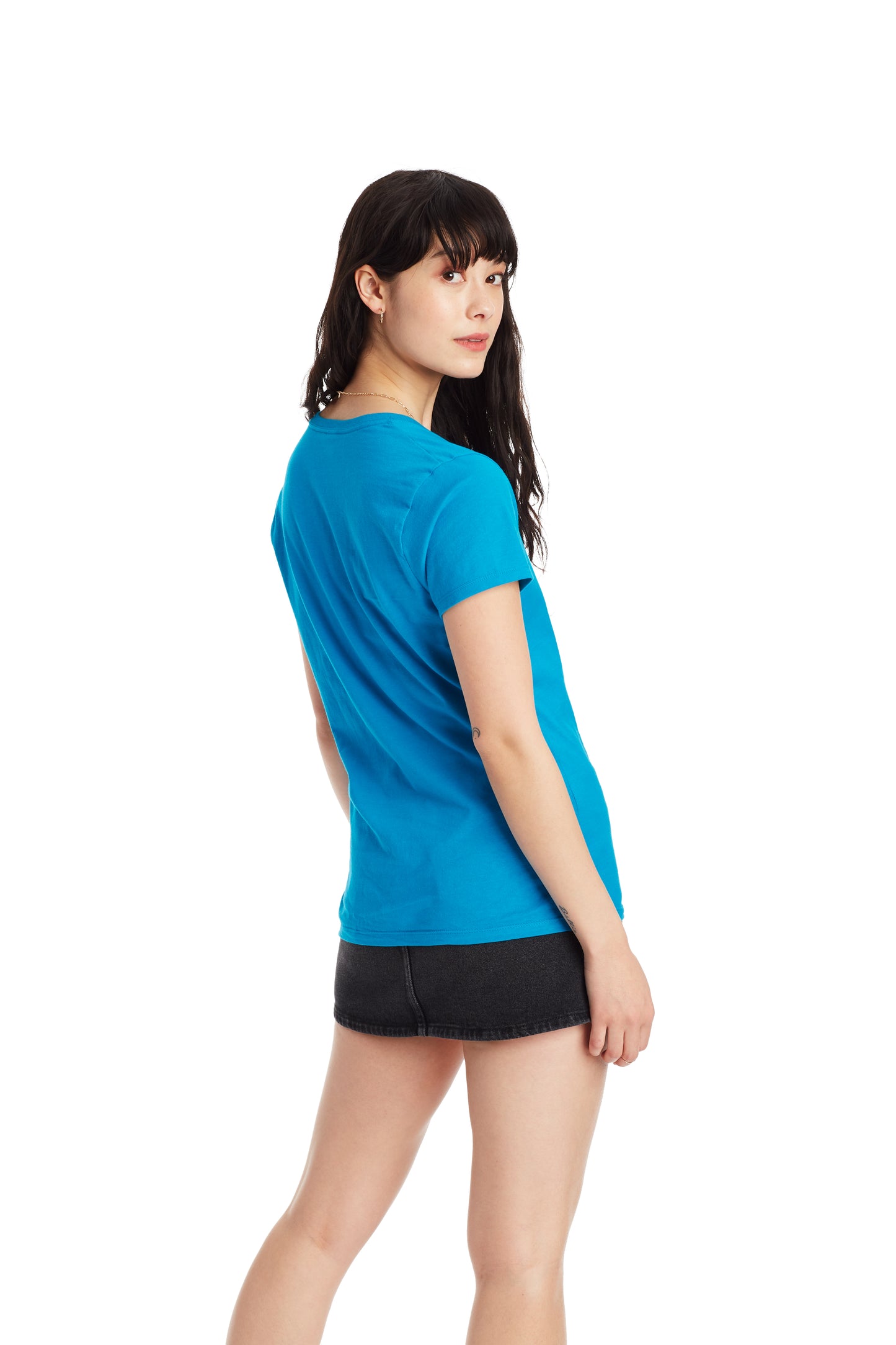 Women's Perfect-T Short Sleeve V-neck - Teal