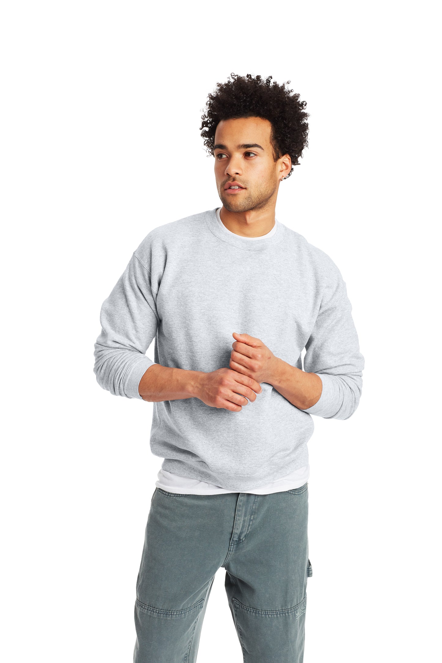 Unisex Ecosmart® 50/50 Crewneck Sweatshirt - Ash