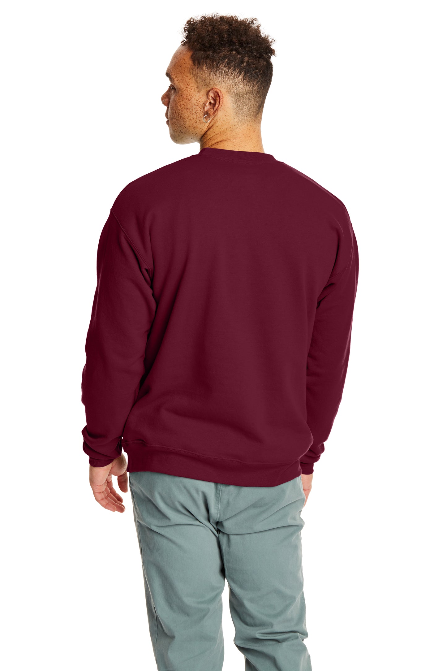 Unisex Ecosmart® 50/50 Crewneck Sweatshirt - Maroon