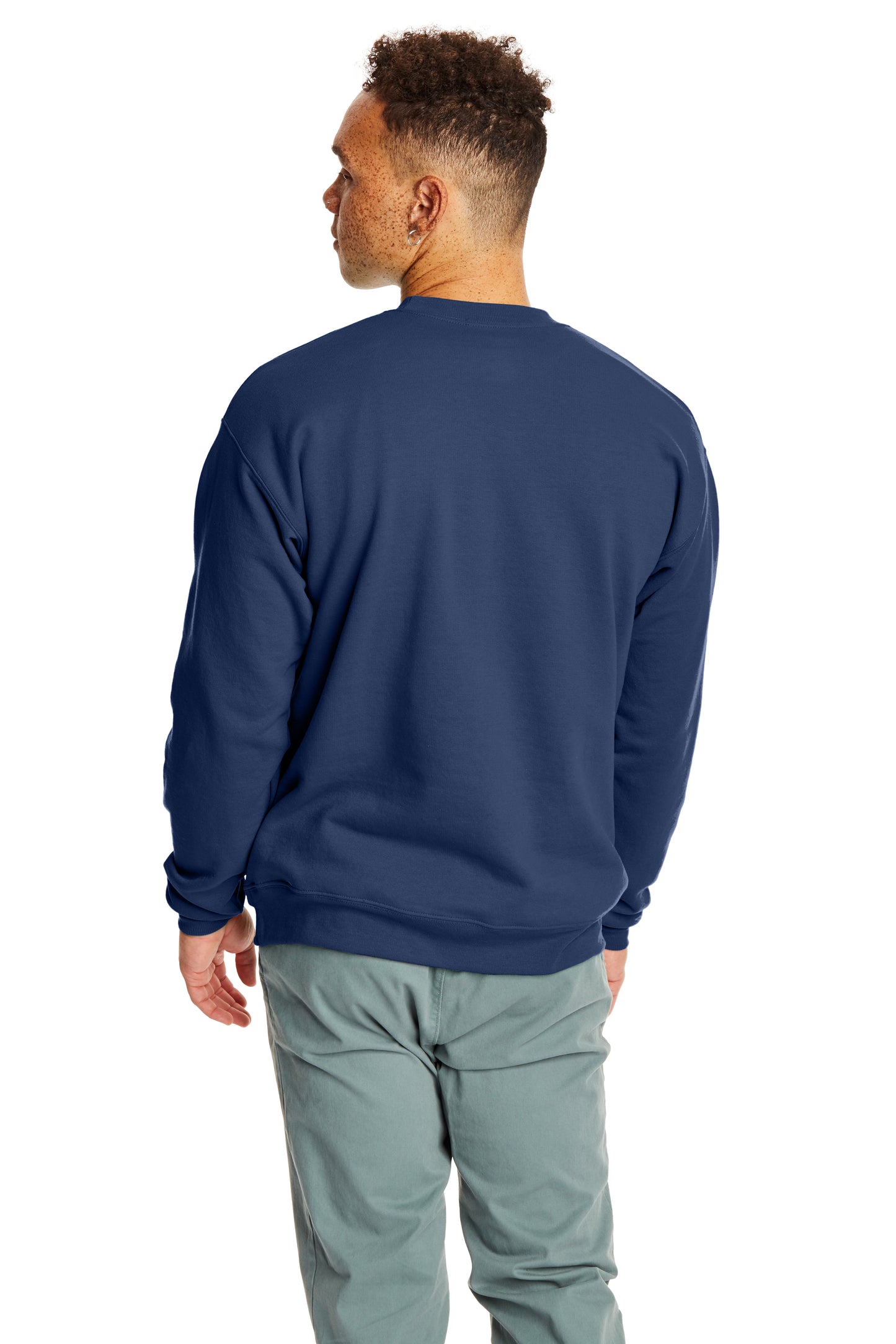 Unisex Ecosmart® 50/50 Crewneck Sweatshirt - Navy