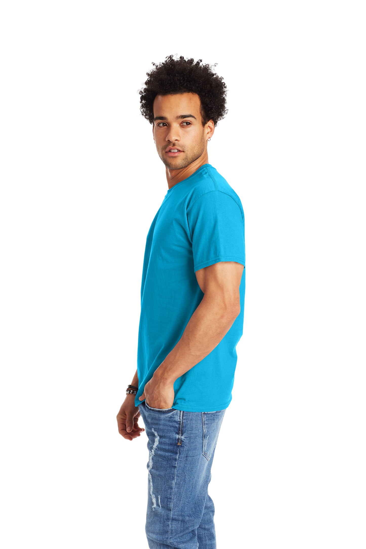 Authentic Short Sleeve Tee - Aquatic Blue