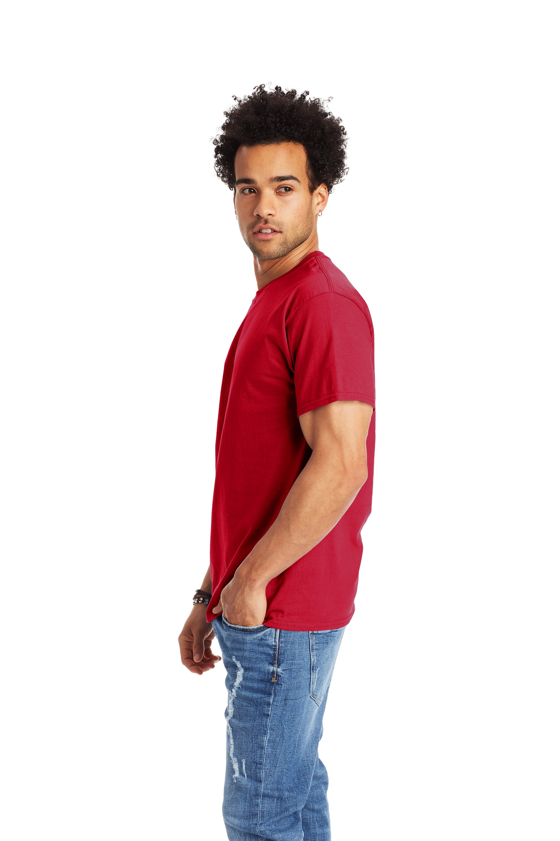 Authentic Short Sleeve Tee - Deep Red