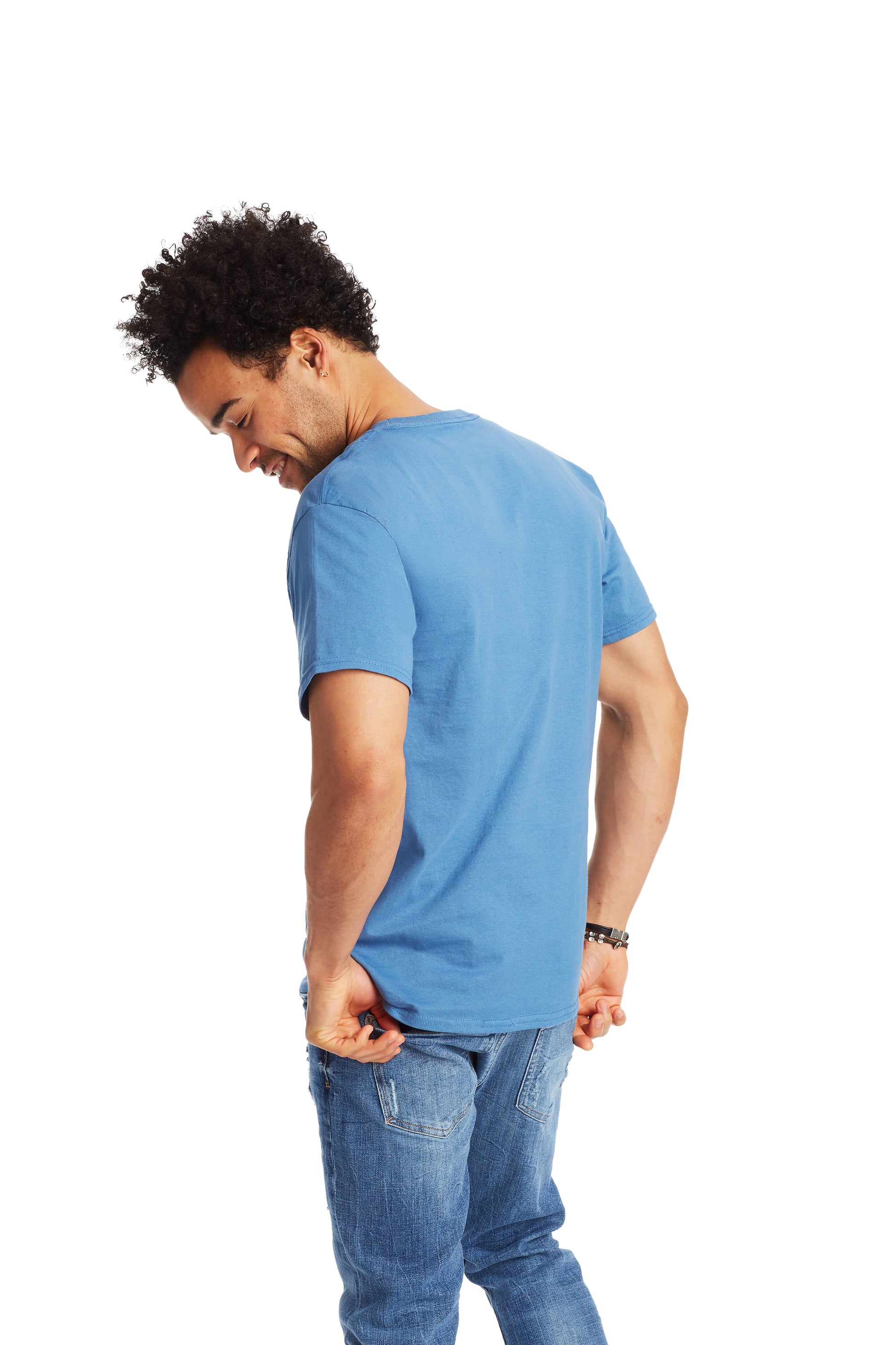 Authentic Short Sleeve Tee - Denim Blue