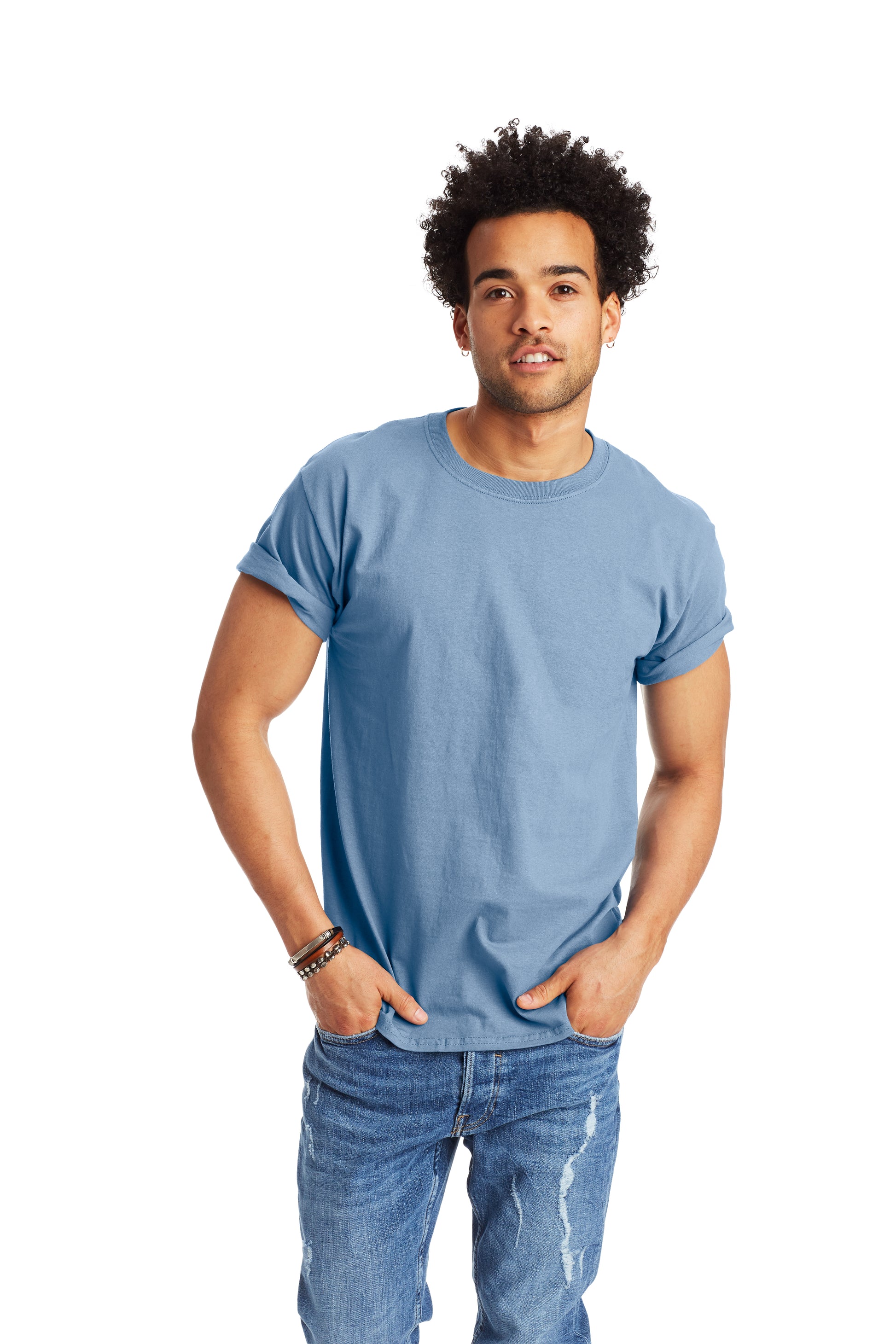Authentic Short Sleeve Tee - Light Blue
