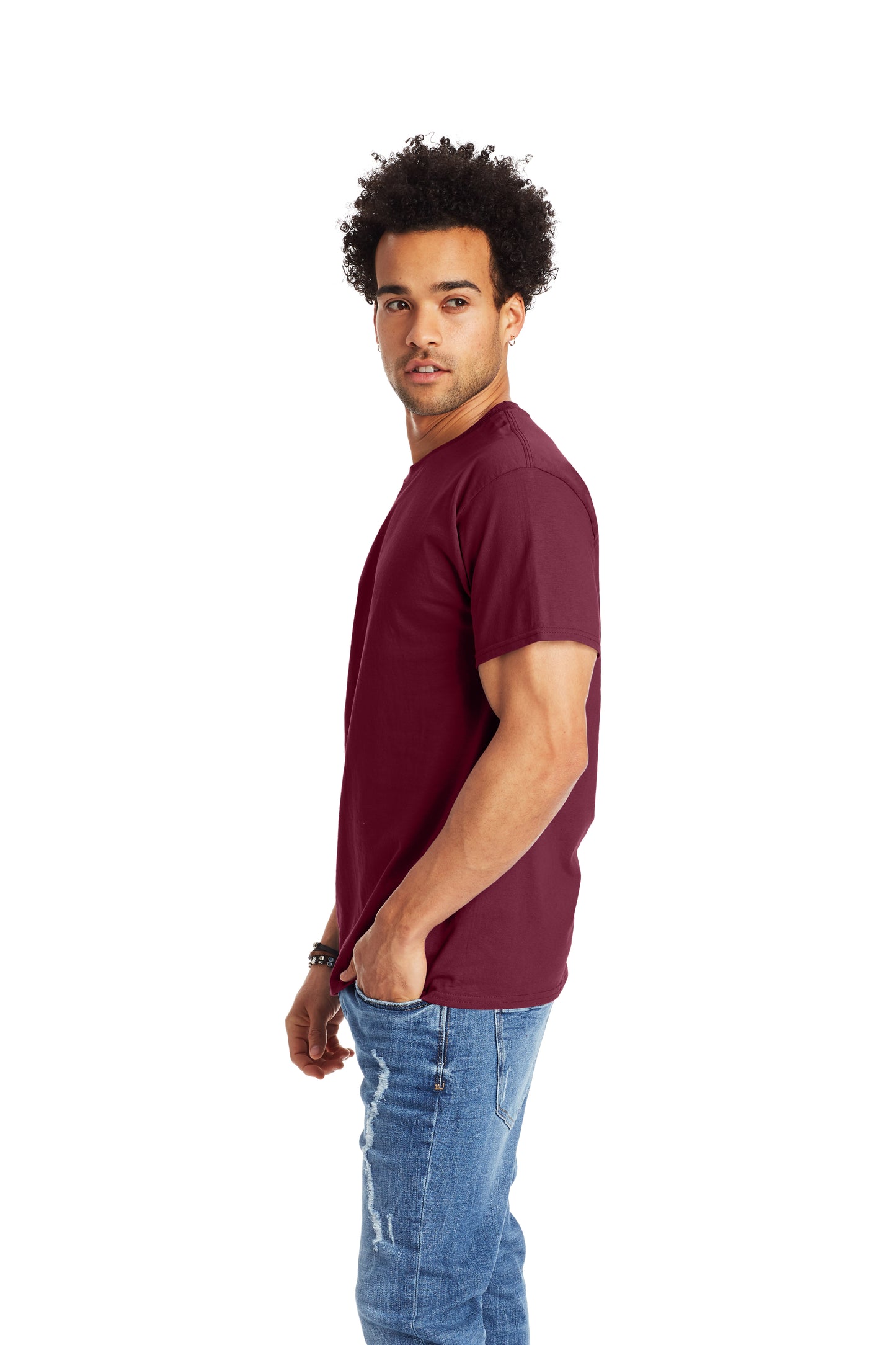 Authentic Short Sleeve Tee - Maroon