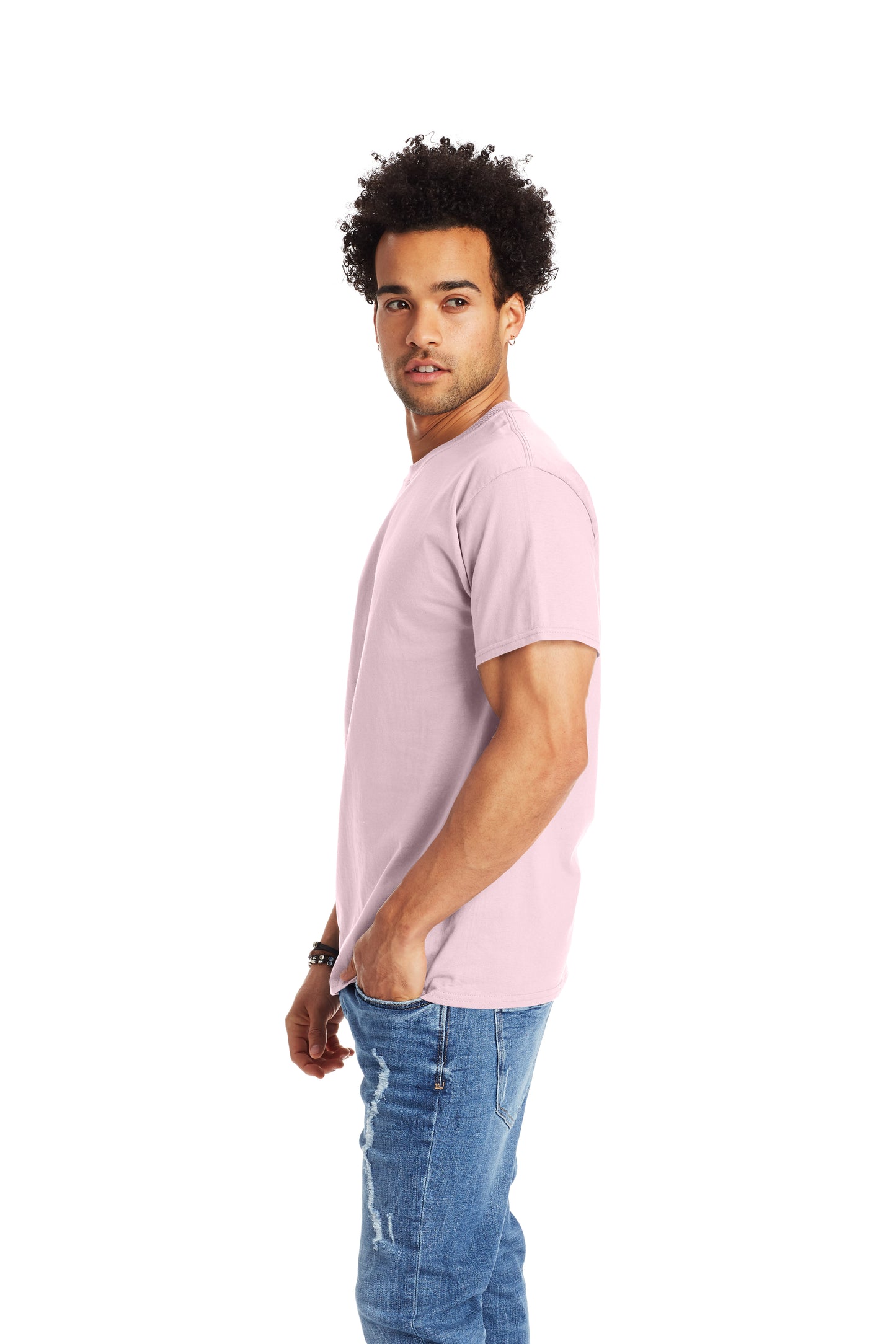 Authentic Short Sleeve Tee - Pale Pink