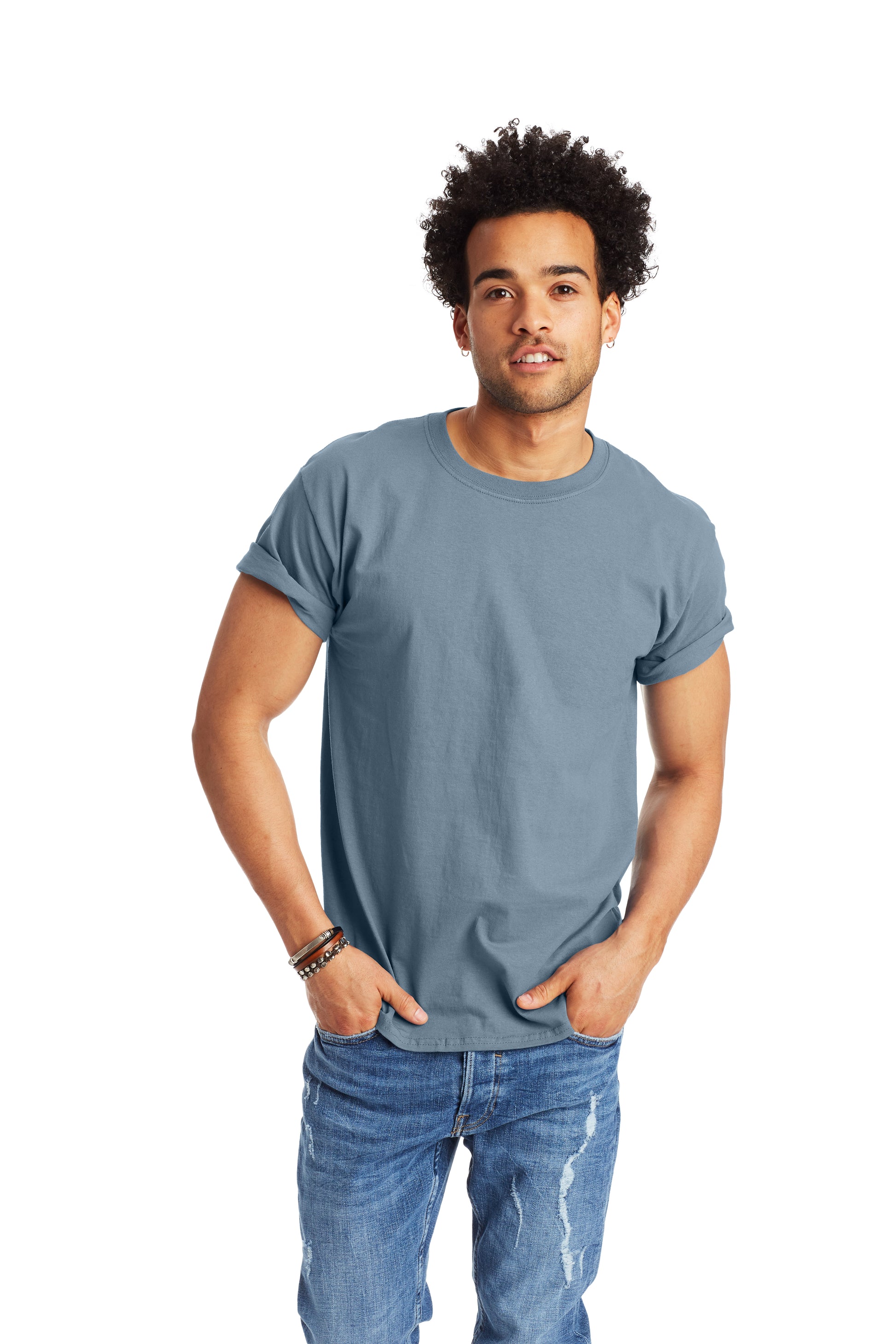 Authentic Short Sleeve Tee - Stonewashed Blue