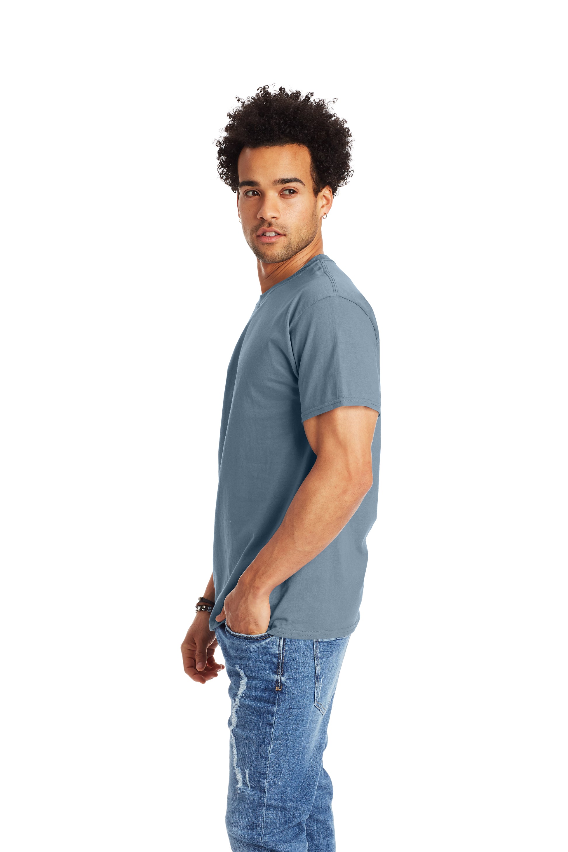 Authentic Short Sleeve Tee - Stonewashed Blue