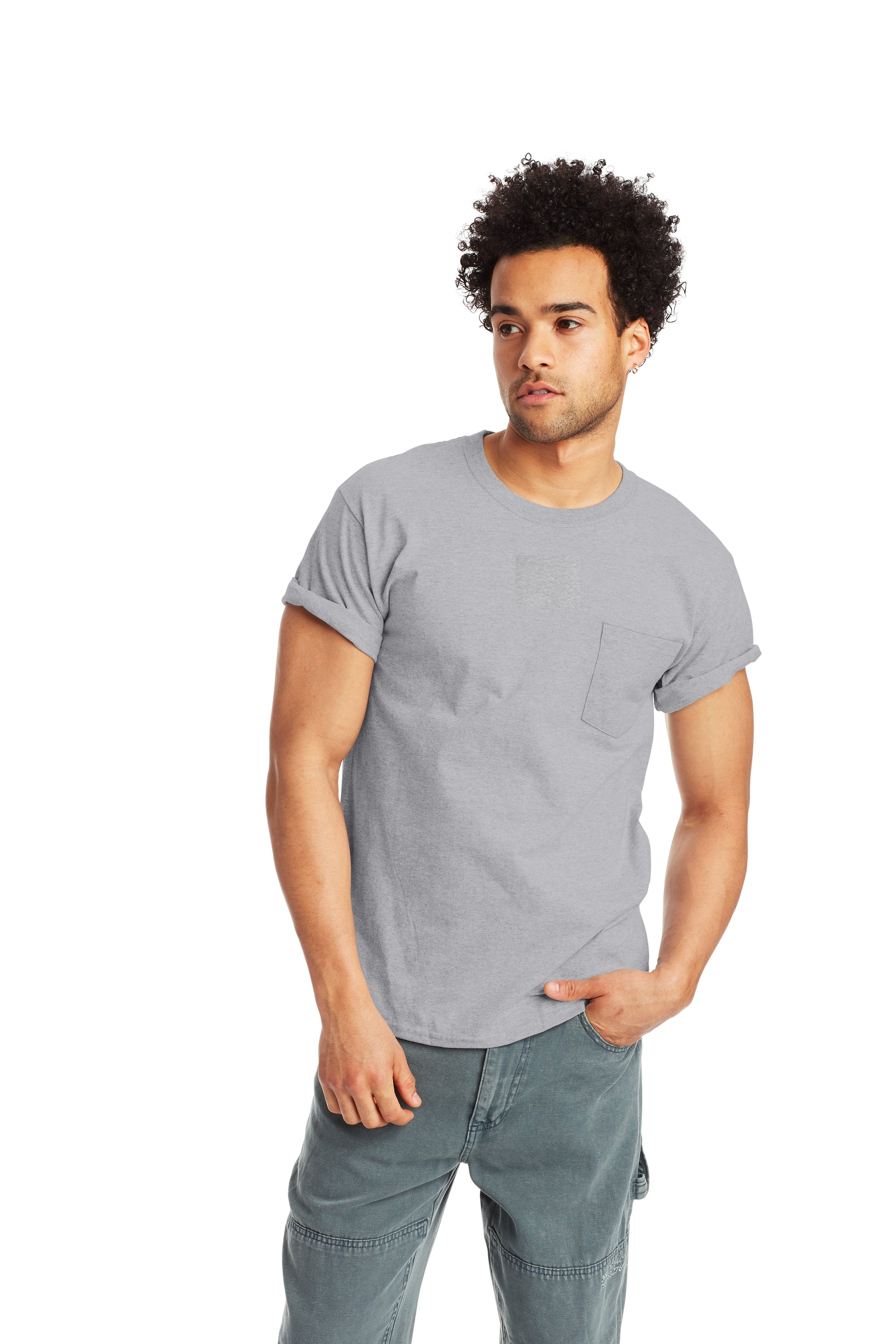 Authentic Short Sleeve Pocket Tee - Ash