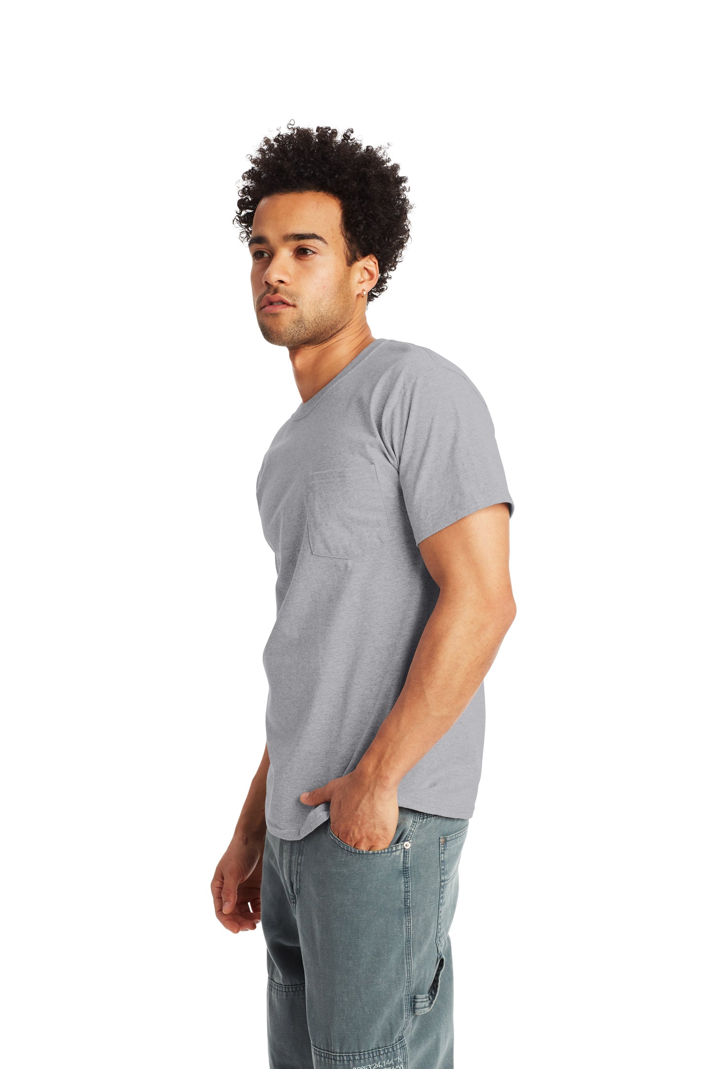 Authentic Short Sleeve Pocket Tee - Ash