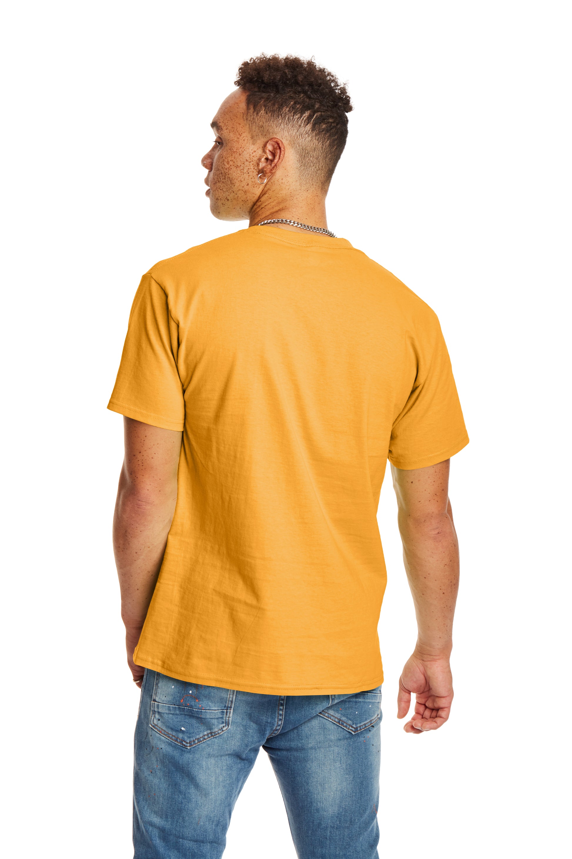 Authentic Short Sleeve Pocket Tee - Gold