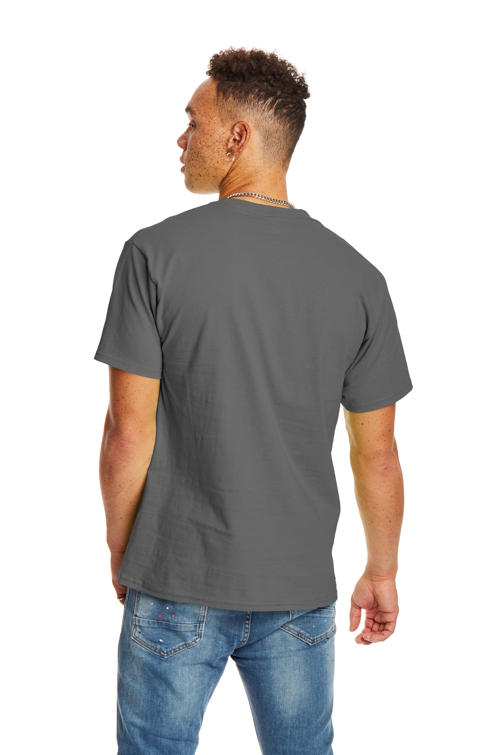 Authentic Short Sleeve Pocket Tee - Smoke Gray