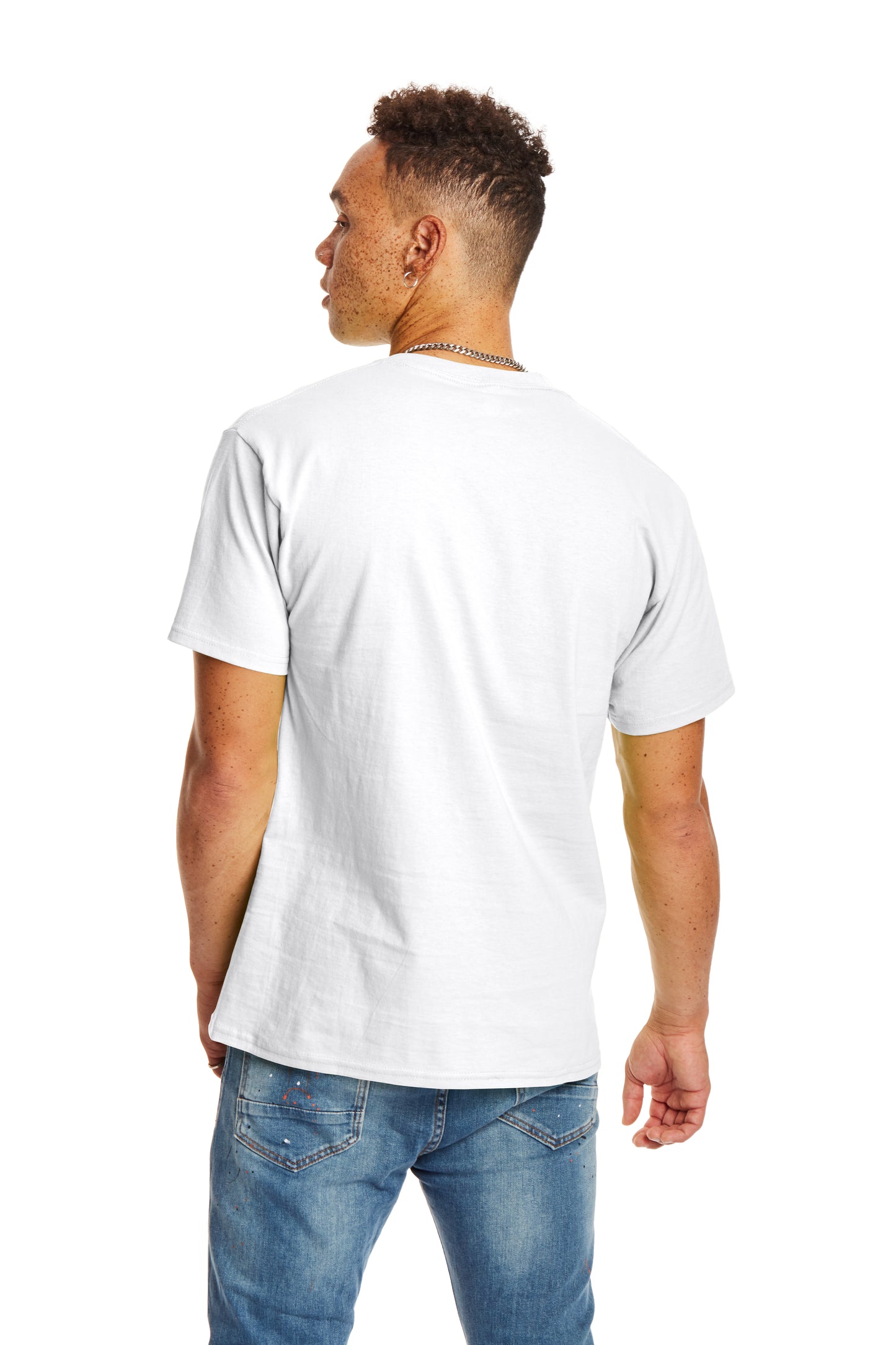 Authentic Short Sleeve Pocket Tee - White