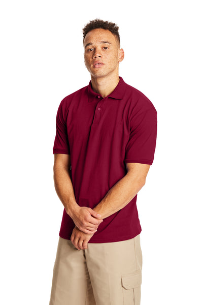 50/50 EcoSmart® Jersey Knit Polo - Cardinal