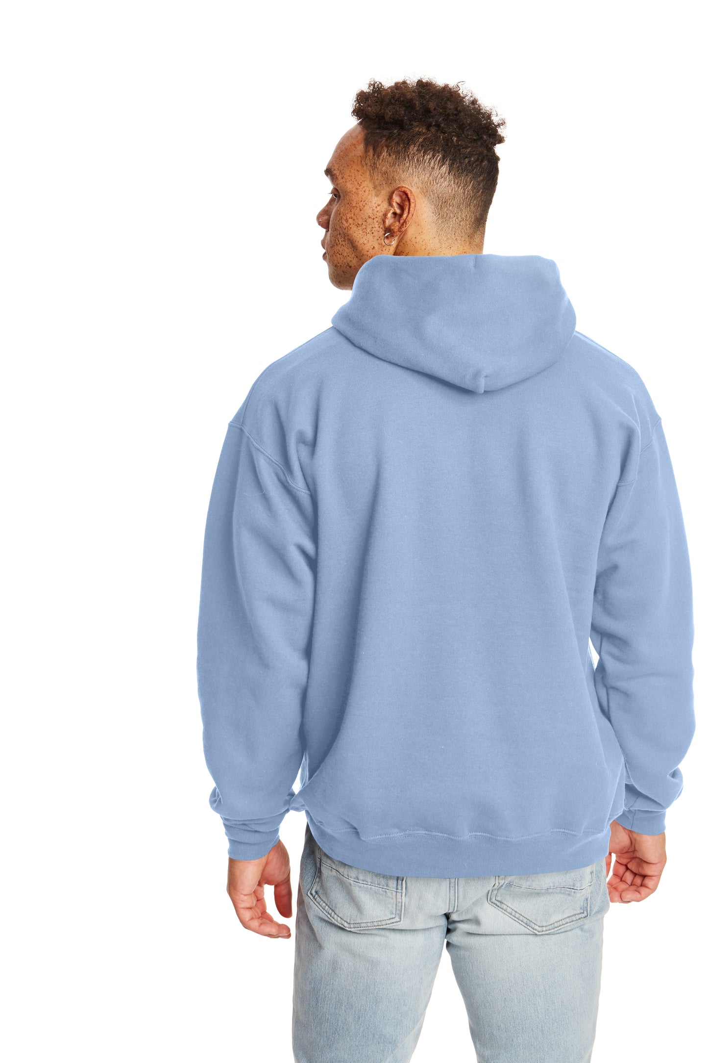 Ultimate Cotton® 90/10 Pullover Hoodie - Light Blue
