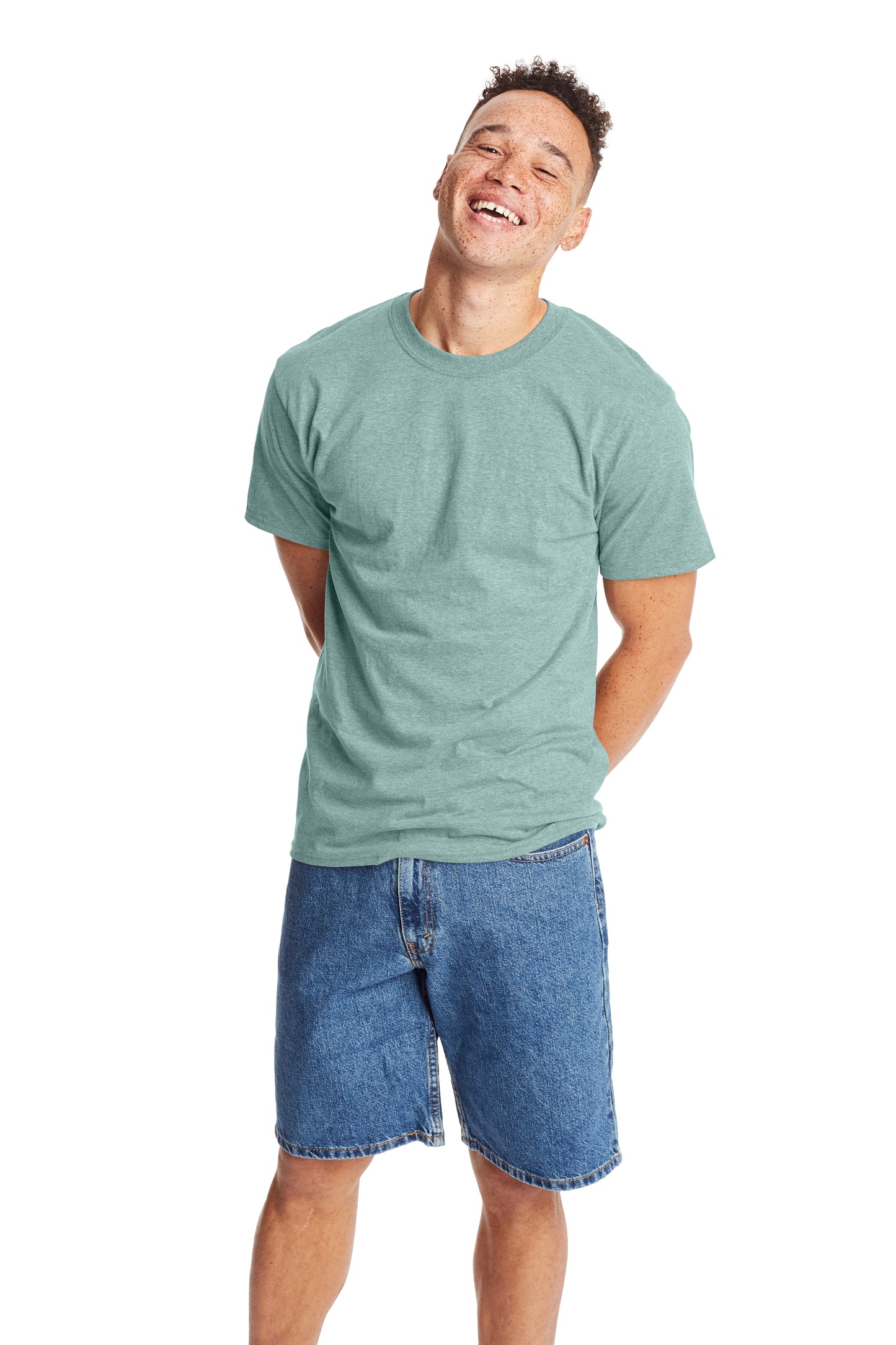Beefy-T® Short Sleeve Tee - Cln Mint Ppr Heather