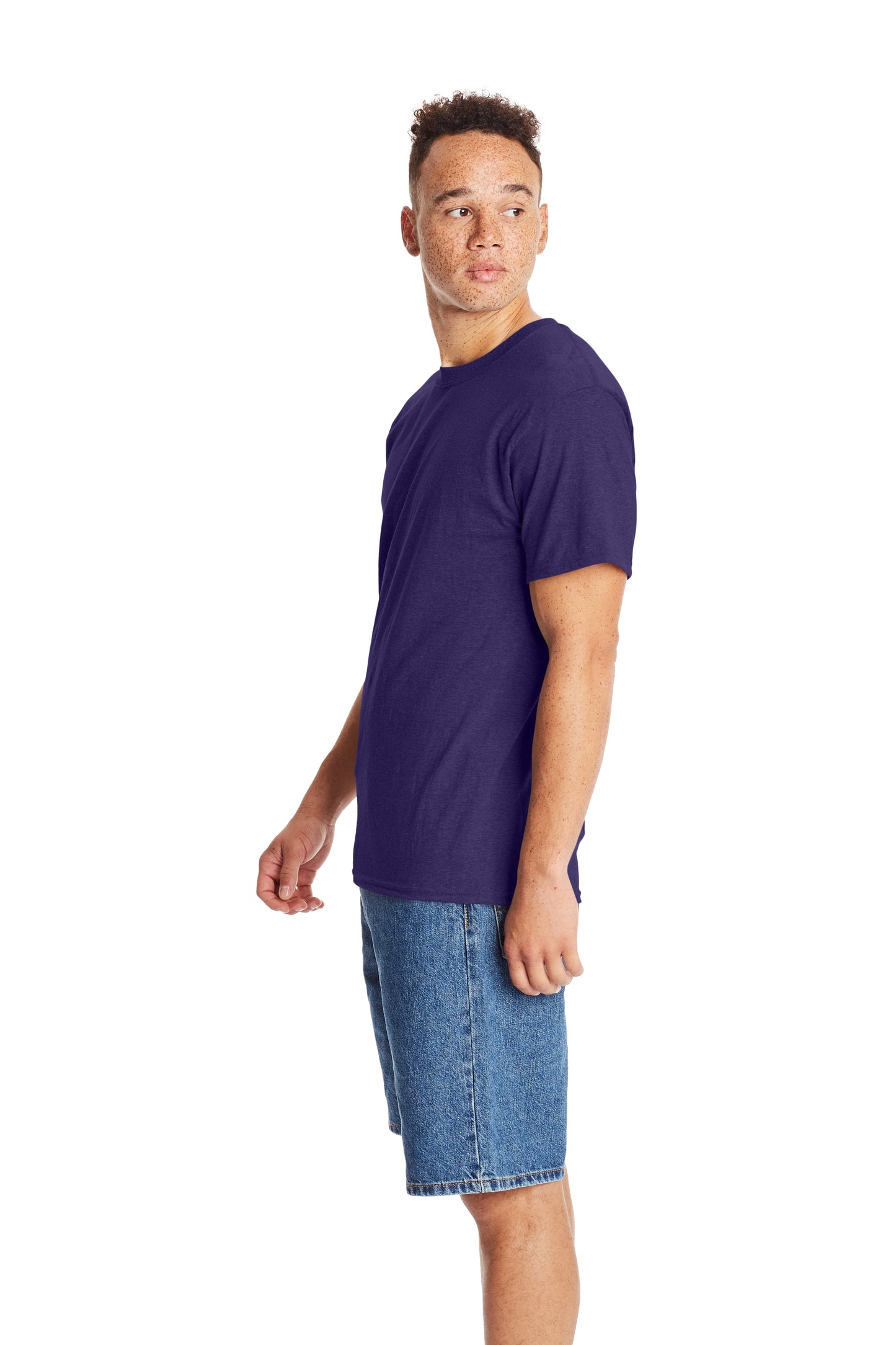 Beefy-T® Short Sleeve Tee - Grape Smash Heather