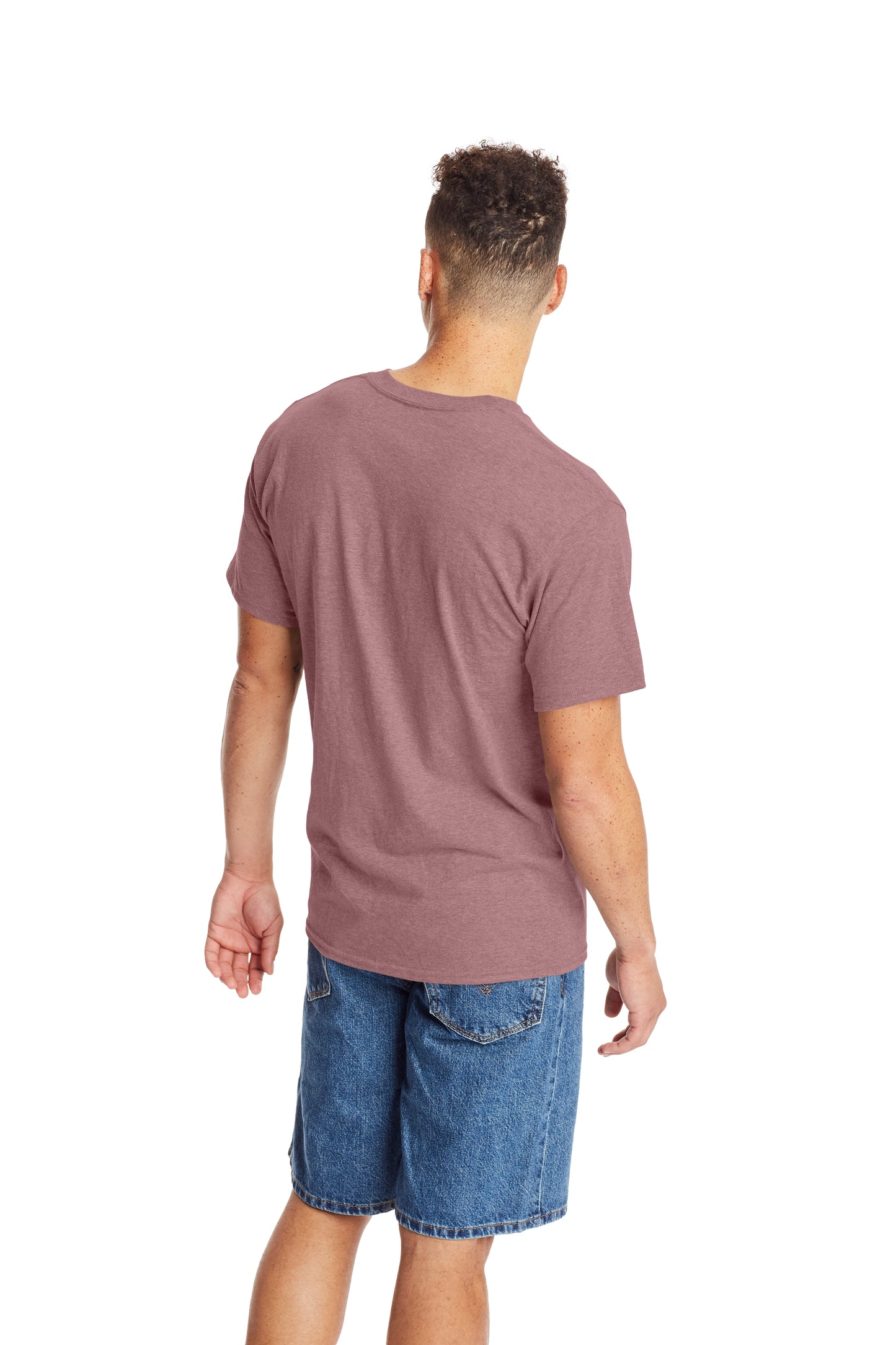 Beefy-T® Short Sleeve Tee - Mauve Pepr Heather
