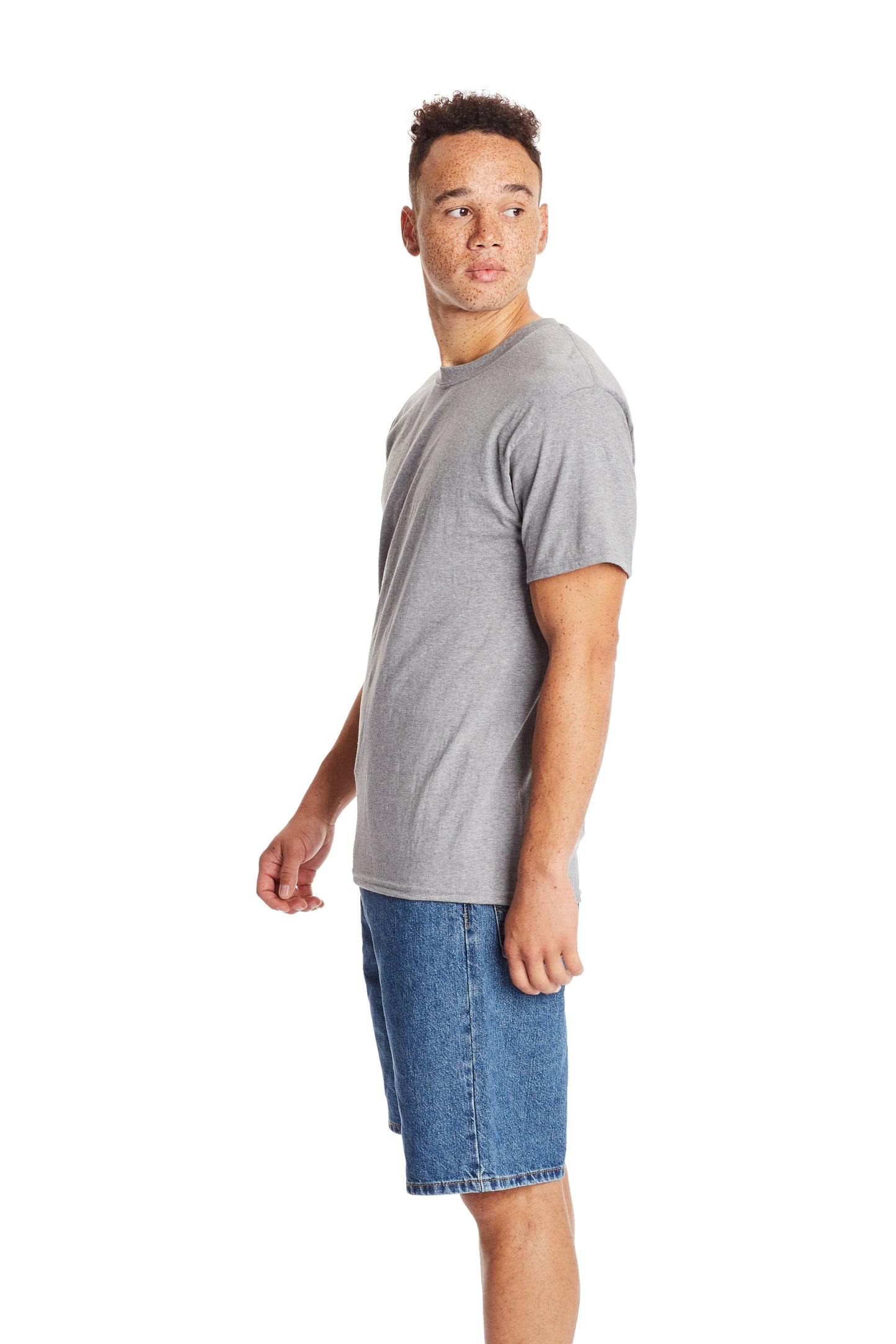 Beefy-T® Short Sleeve Tee - Oxford Gray