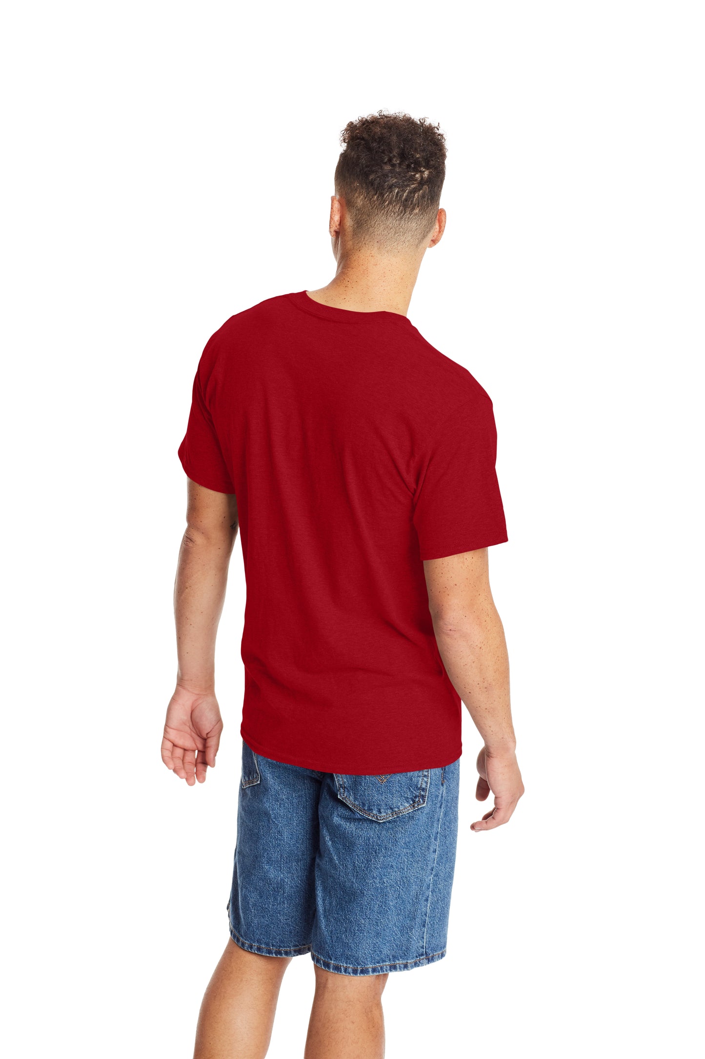 Beefy-T® Short Sleeve Tee - Red Pepper Heather