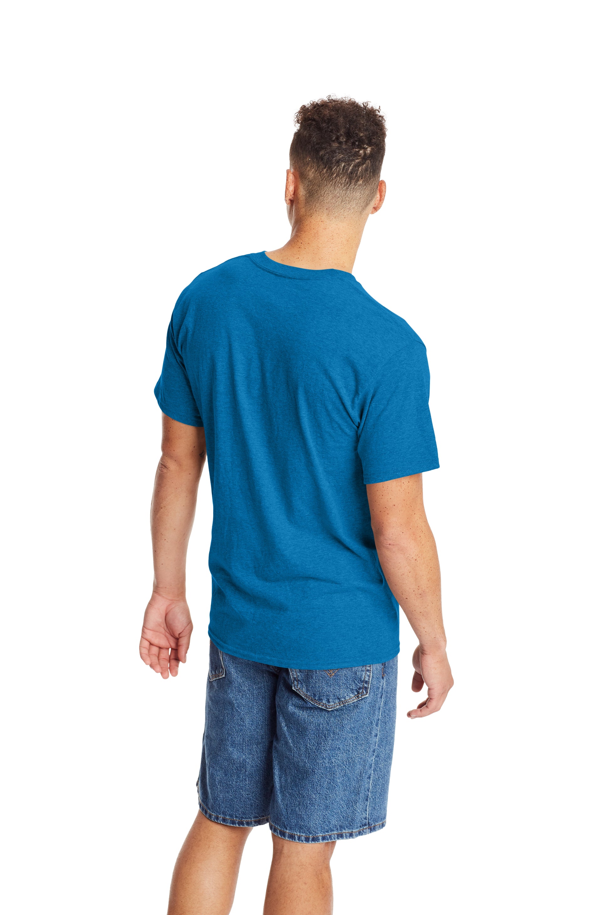 Beefy-T® Short Sleeve Tee - Sapphire Ppr Heather