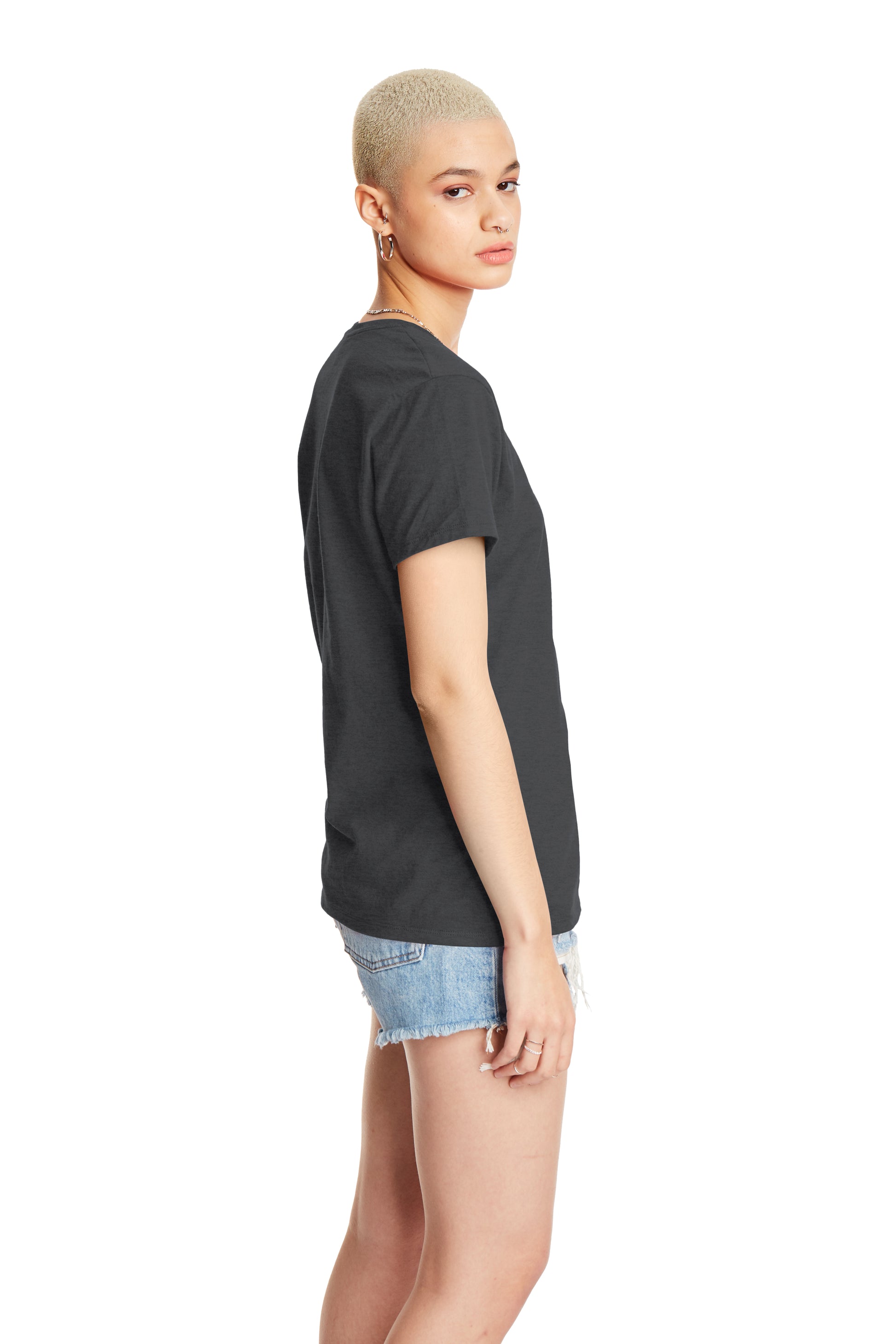 Women's Perfect-T Short Sleeve Tee - Charcoal Heather
