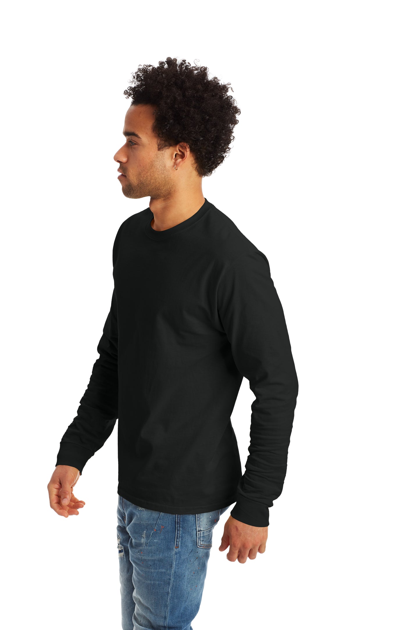 Authentic Long Sleeve Tee - Black
