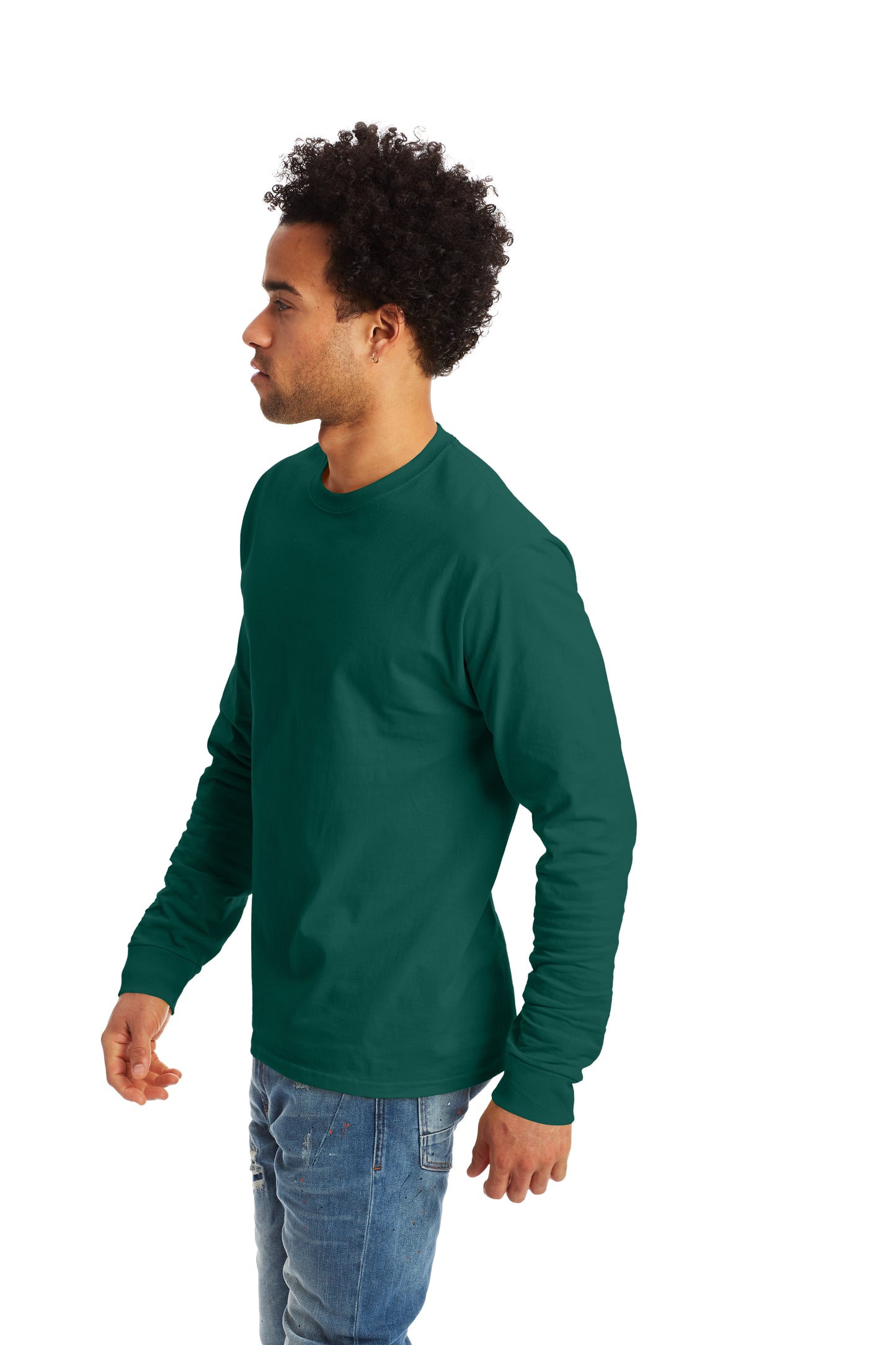 Authentic Long Sleeve Tee - Deep Forest