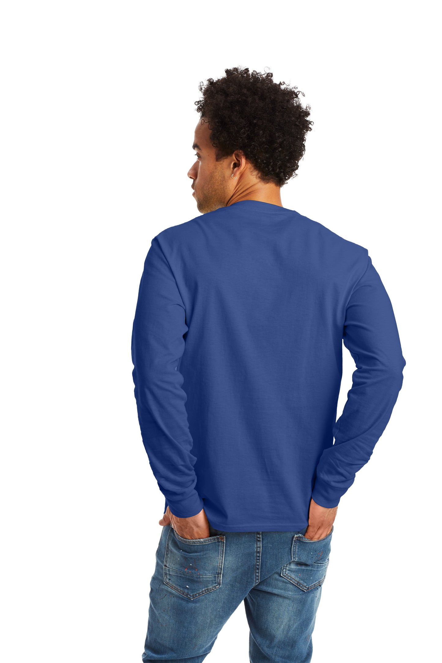 Authentic Long Sleeve Tee - Deep Royal