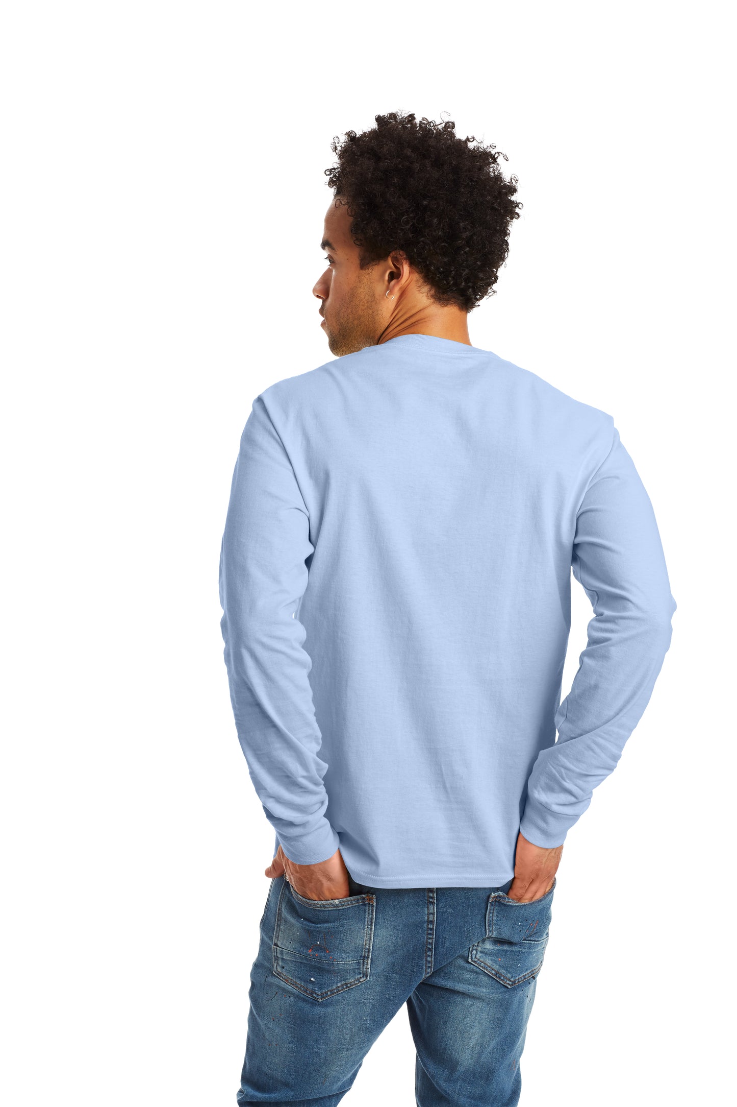 Authentic Long Sleeve Tee - Light Blue