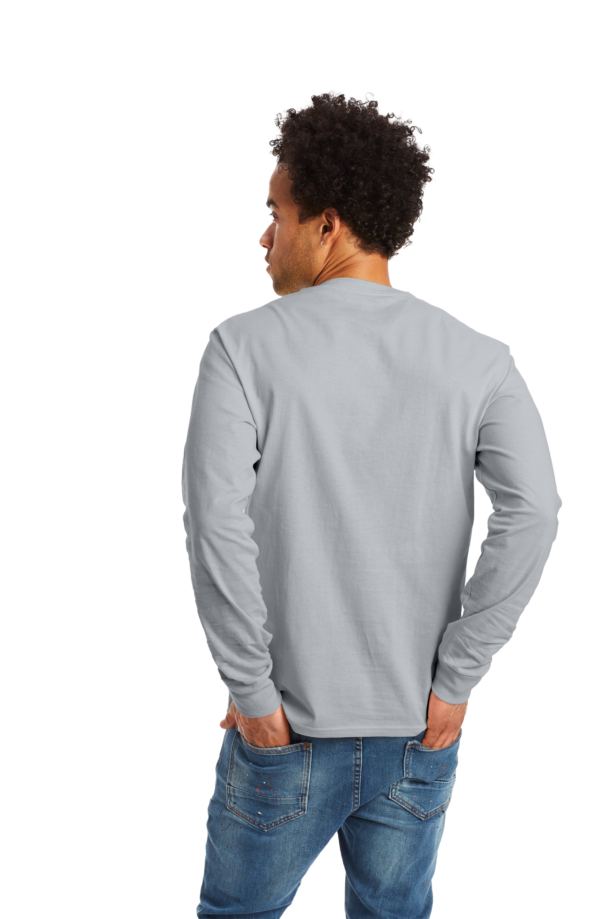Authentic Long Sleeve Tee - Light Steel