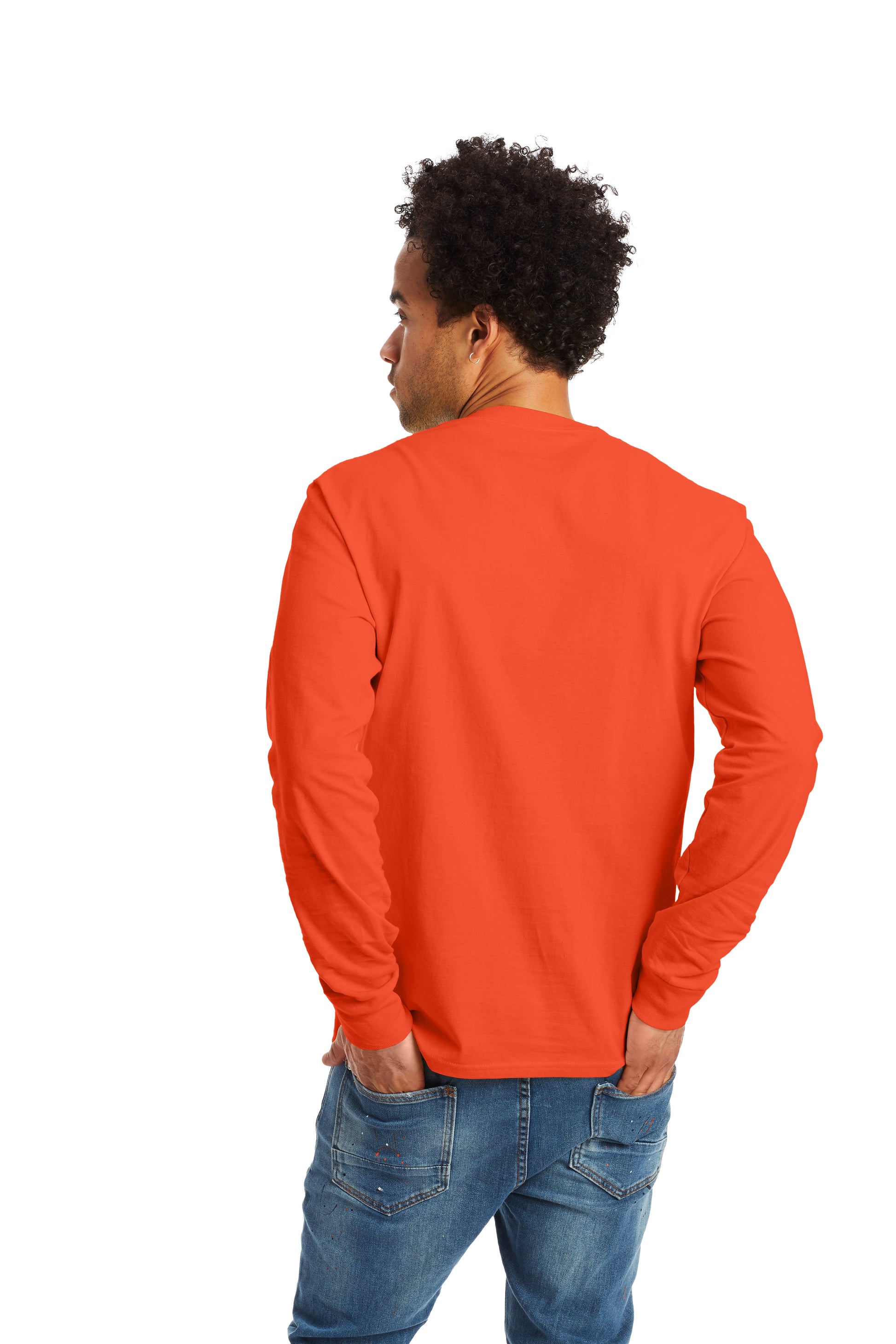 Authentic Long Sleeve Tee - Orange