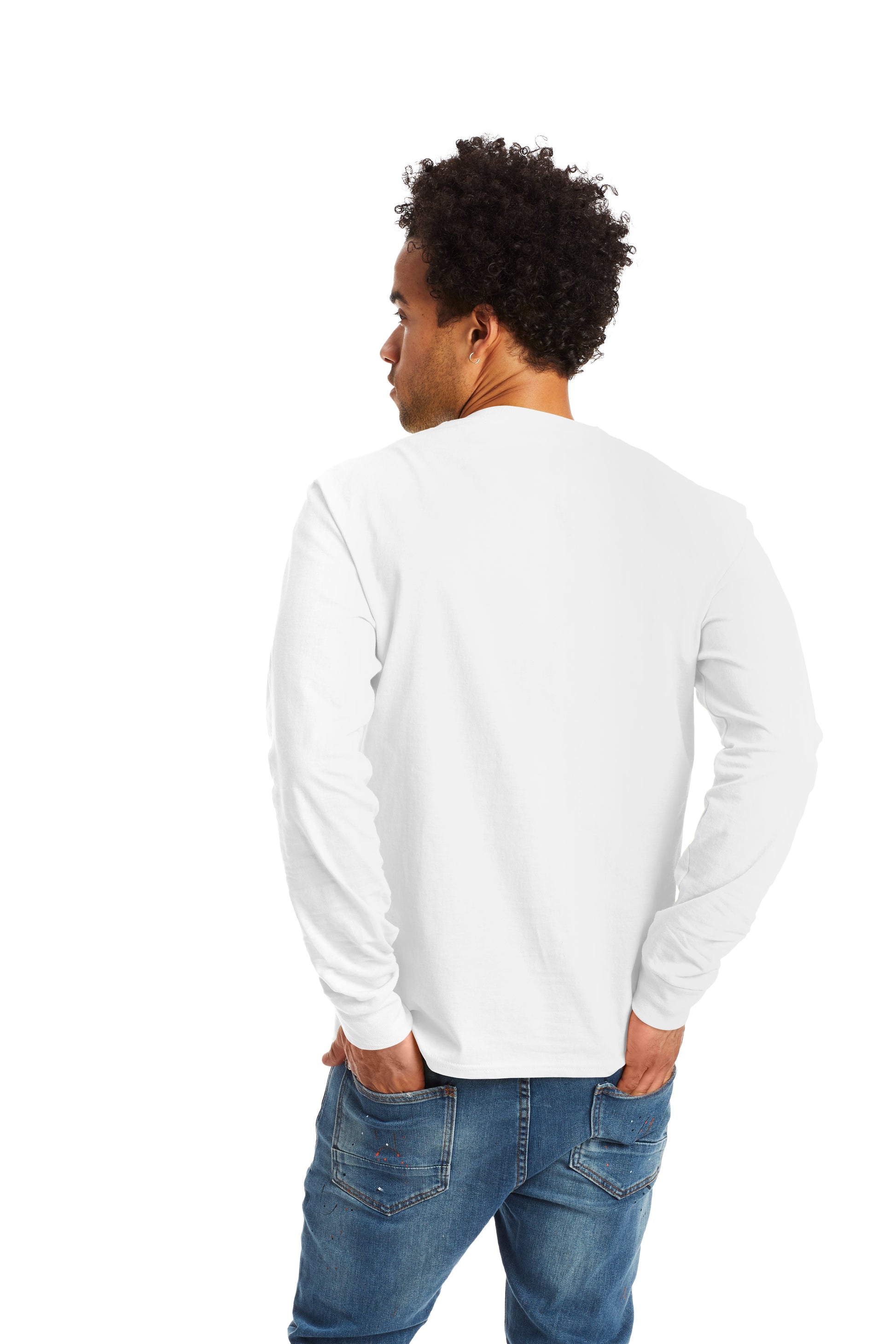 Authentic Long Sleeve Tee - White