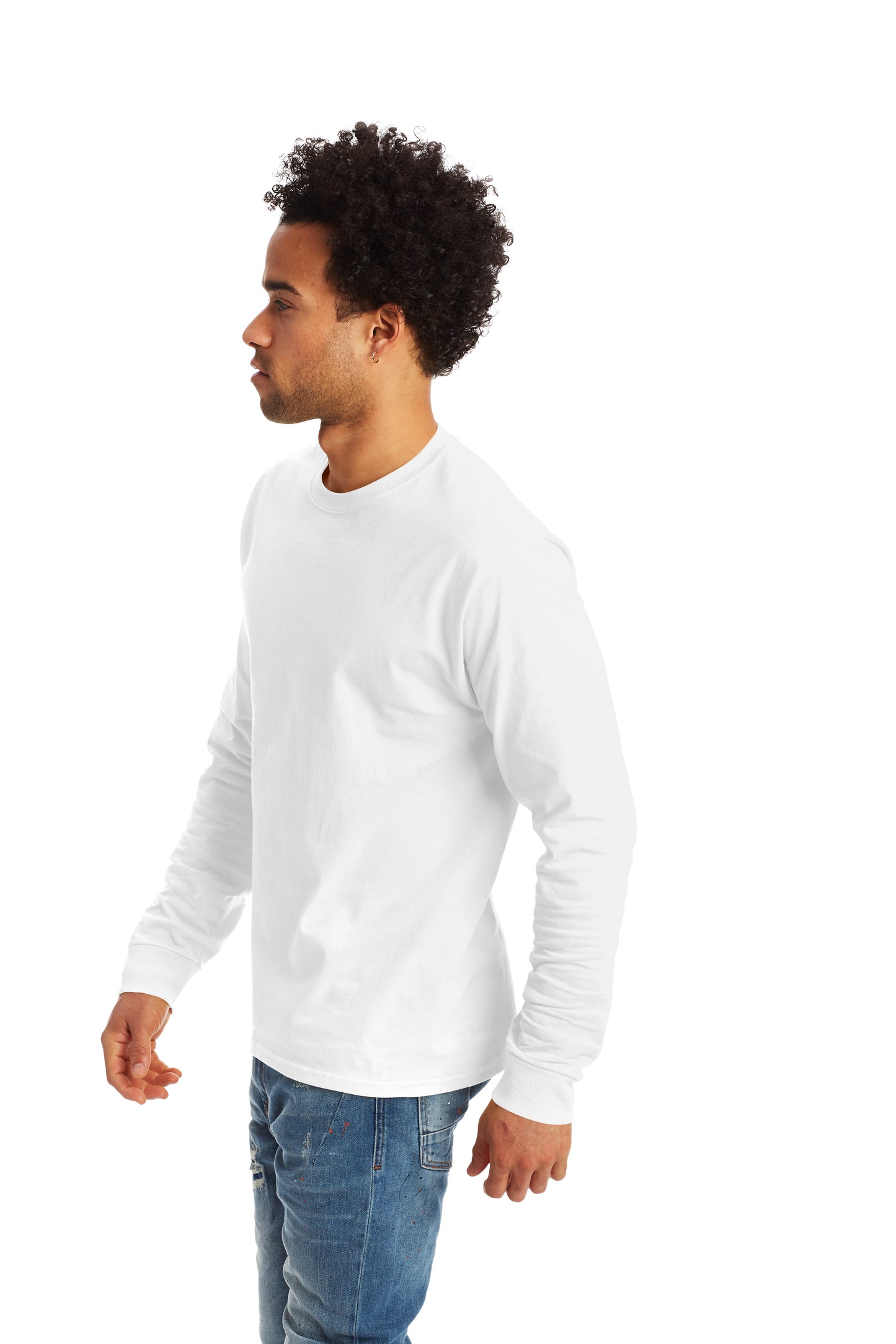 Authentic Long Sleeve Tee - White