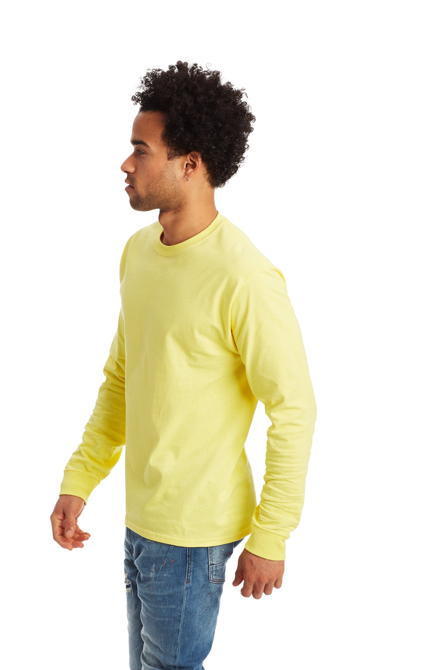 Authentic Long Sleeve Tee - Yellow