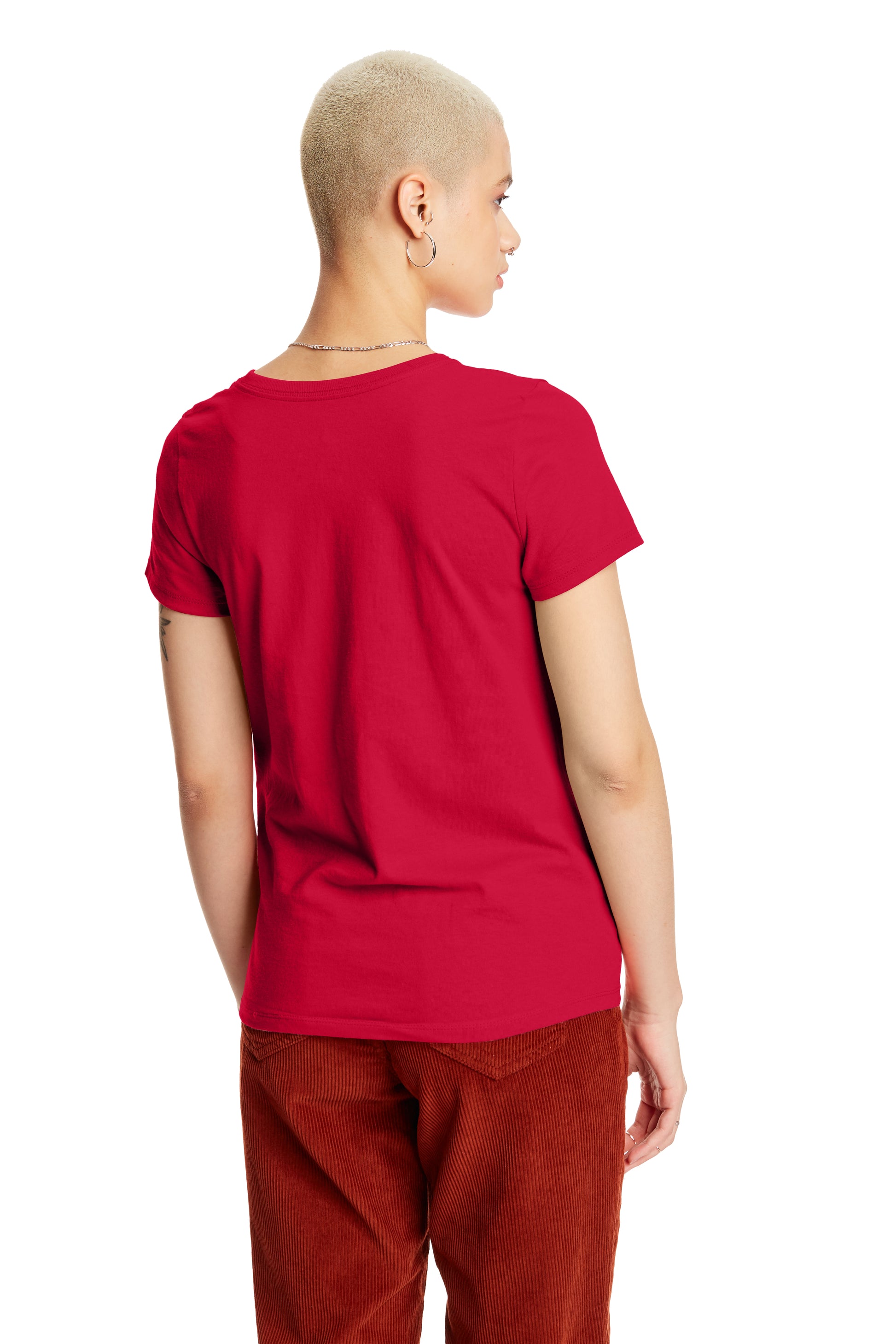Women's  Short Sleeve Essential-T - Deep Red