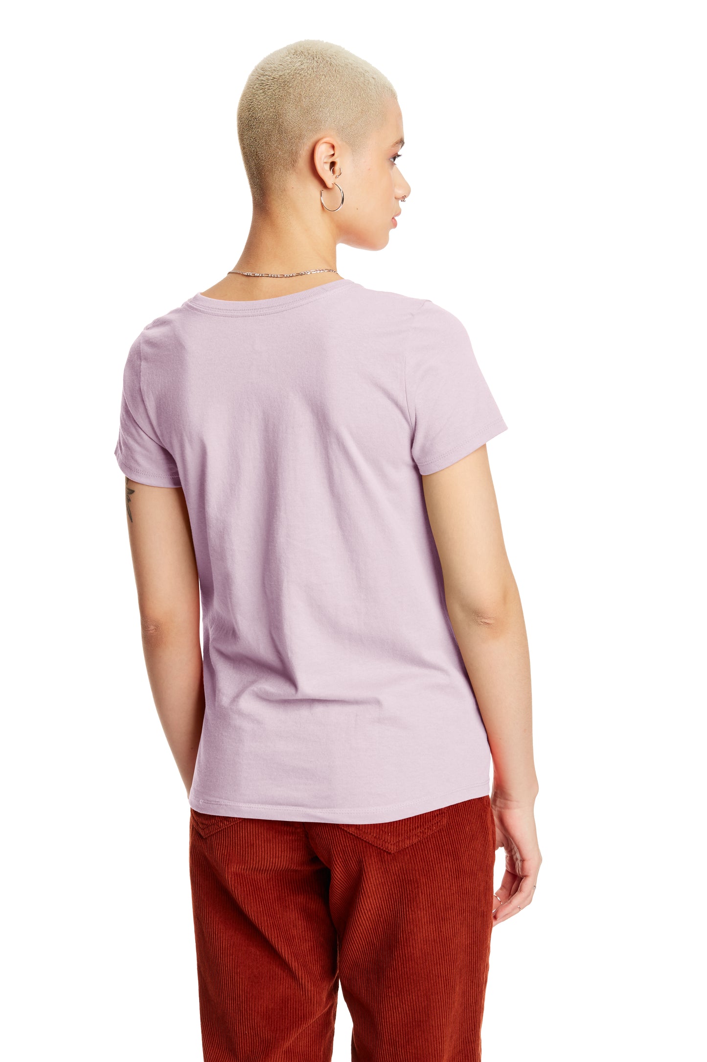 Women's  Short Sleeve Essential-T - Pale Pink