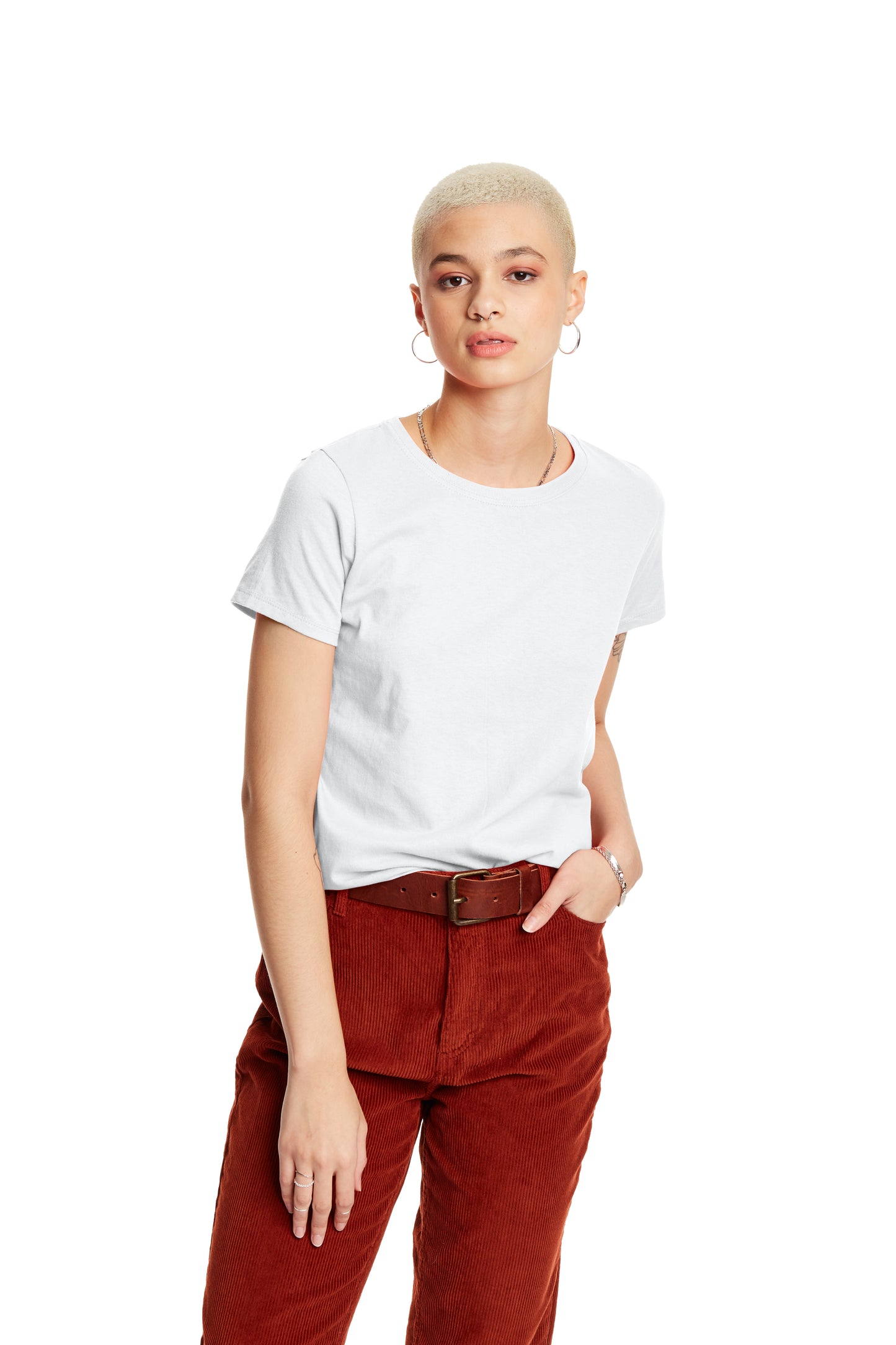 Women's  Short Sleeve Essential-T - White