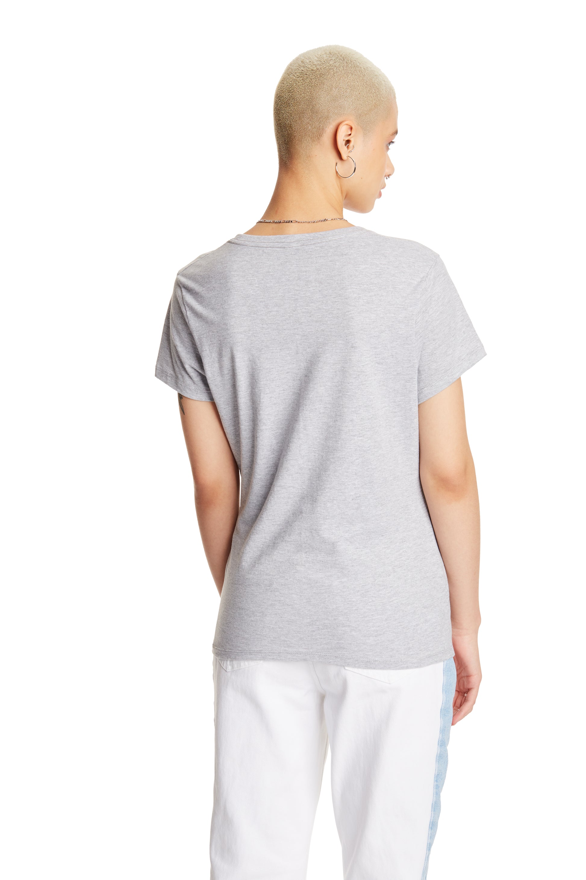 Women's Perfect-T Short Sleeve V-neck - Light Steel