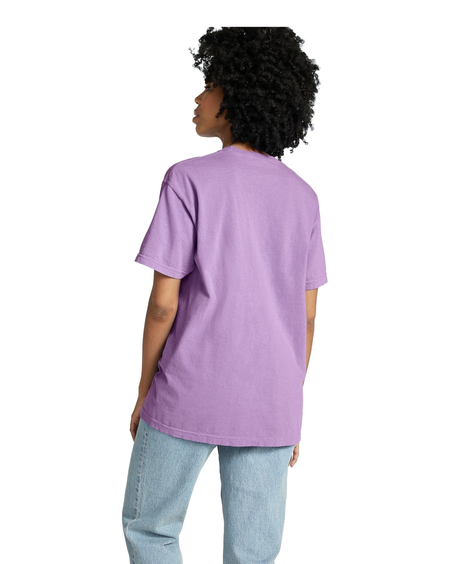 Unisex Heavyweight RS Pocket T-Shirt - Orchid