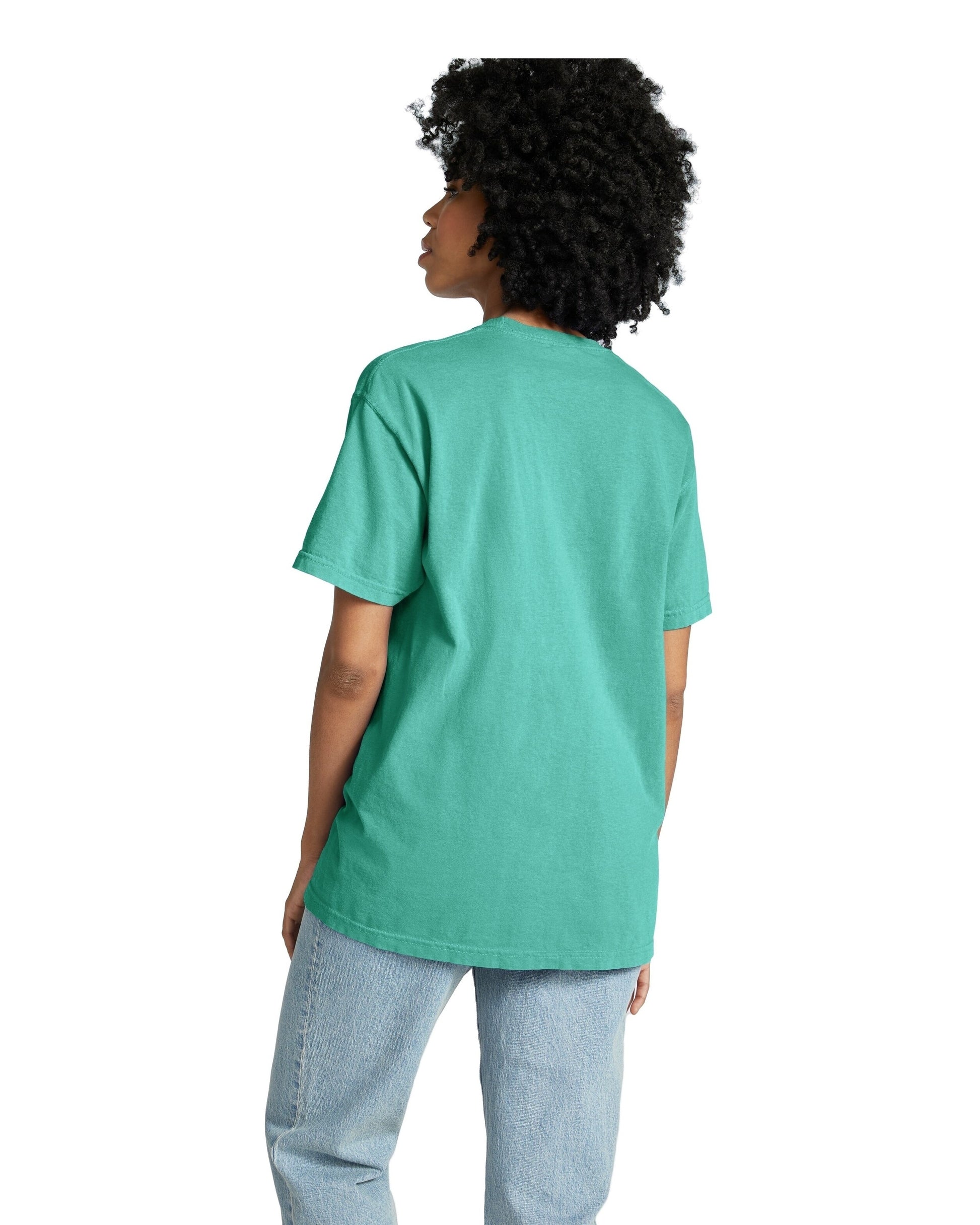Unisex Heavyweight RS Pocket T-Shirt - Seafoam